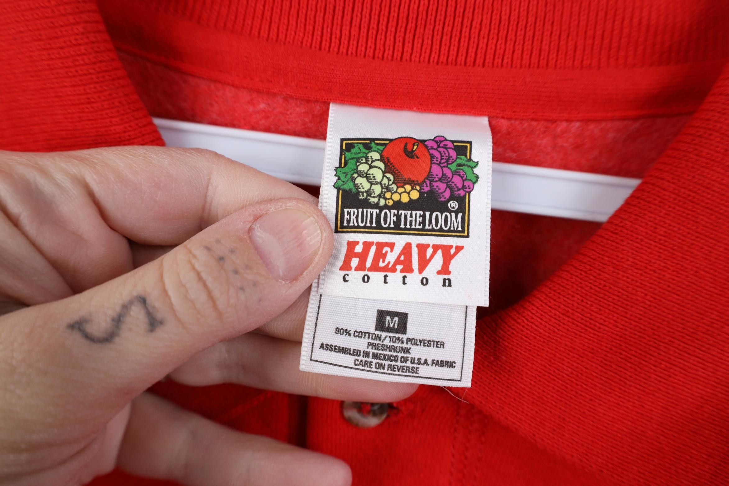 Vintage Vintage 90s Streetwear Blank Heavyweight Collared Sweatshirt Size US M / EU 48-50 / 2 - 5 Thumbnail