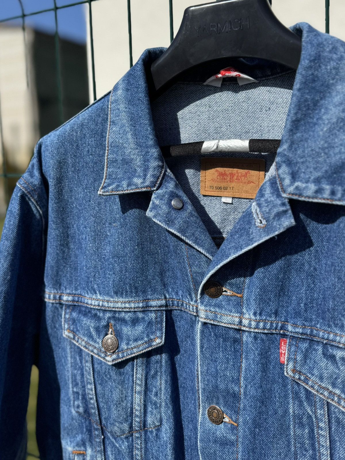 Levi's Vintage 2003 Levis Denim Jacket R17 Fabric Size US L / EU 52-54 / 3 - 6 Thumbnail