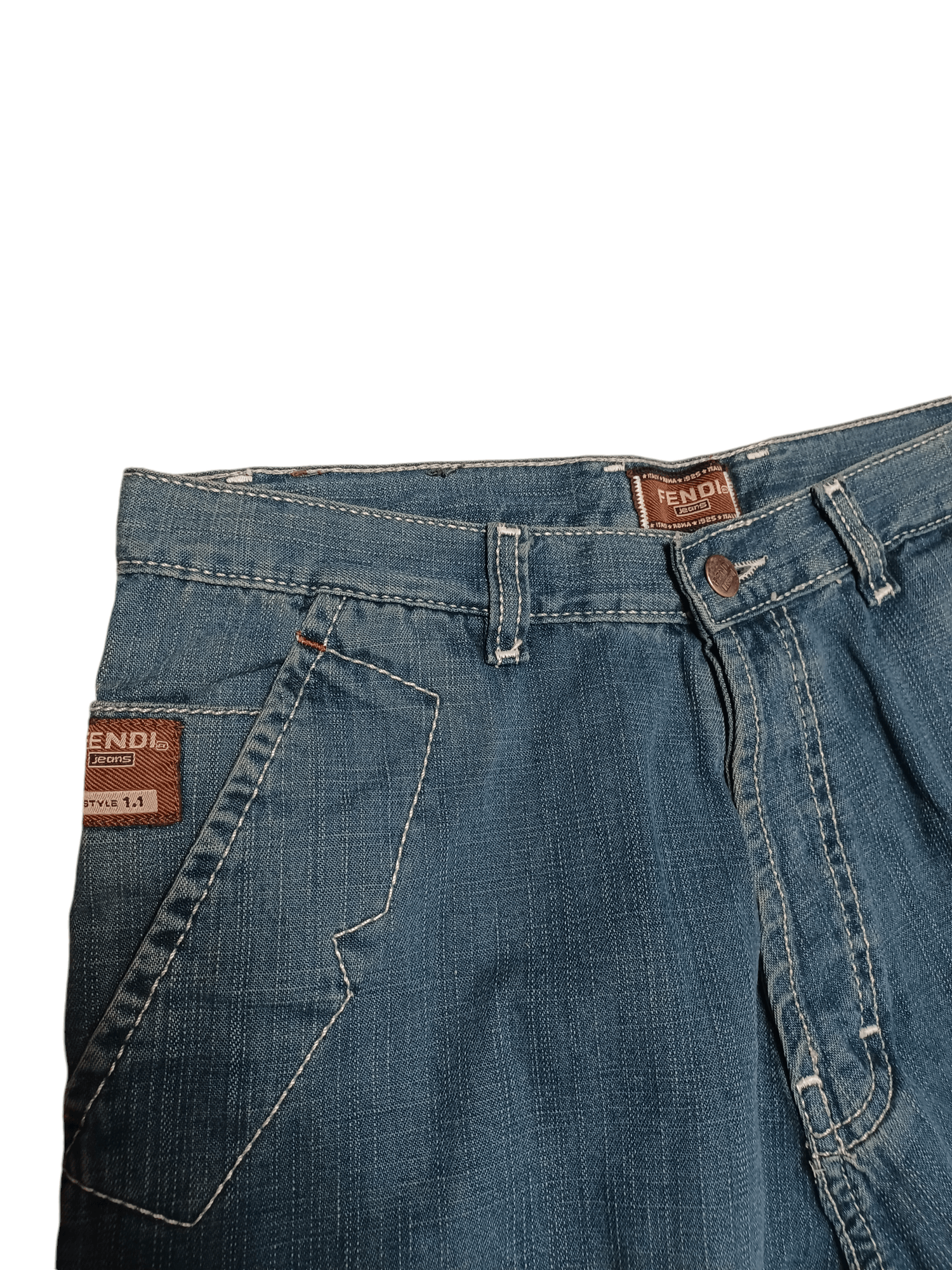 Japanese Brand AVANT GARDE JEANS DENIM DESIGNER ITALIAN JAPANESE Y2K JEAN Size US 32 / EU 48 - 2 Thumbnail