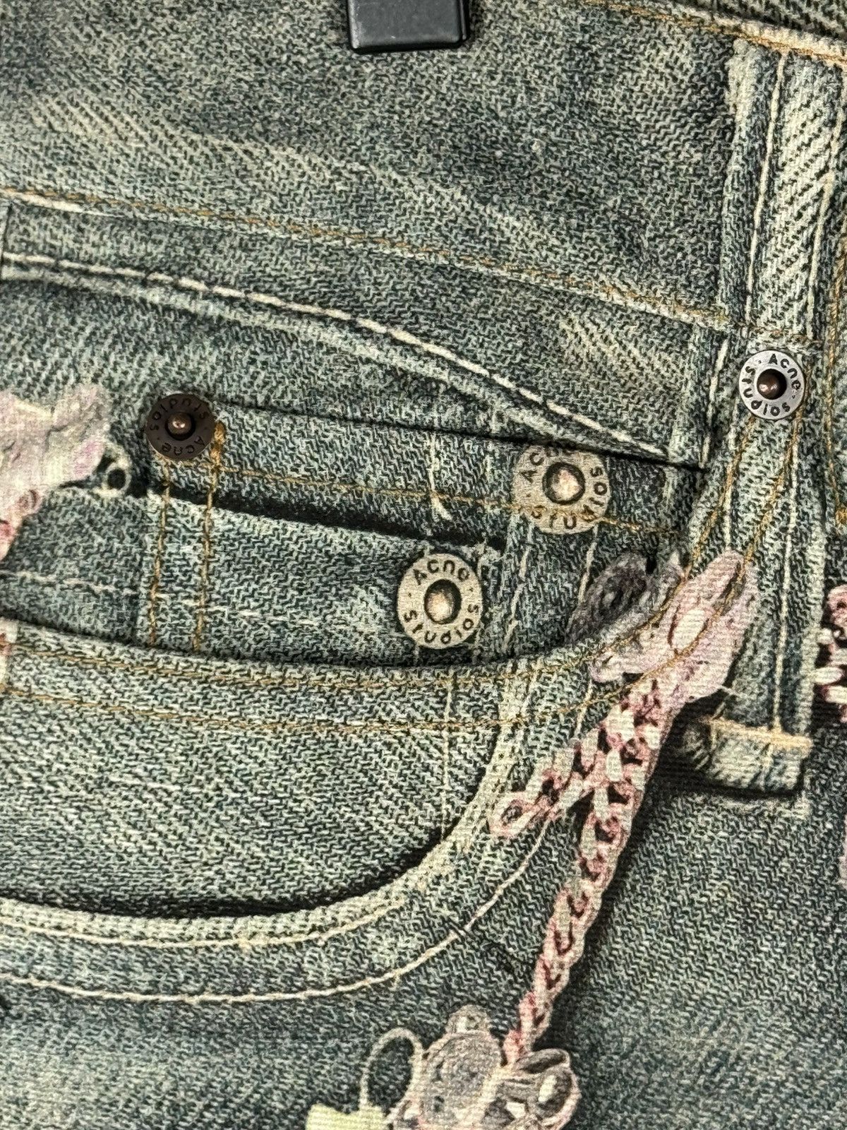 Acne Studios Loose fit jeans 1981F Mid Blue Size US 30 / EU 46 - 5 Thumbnail