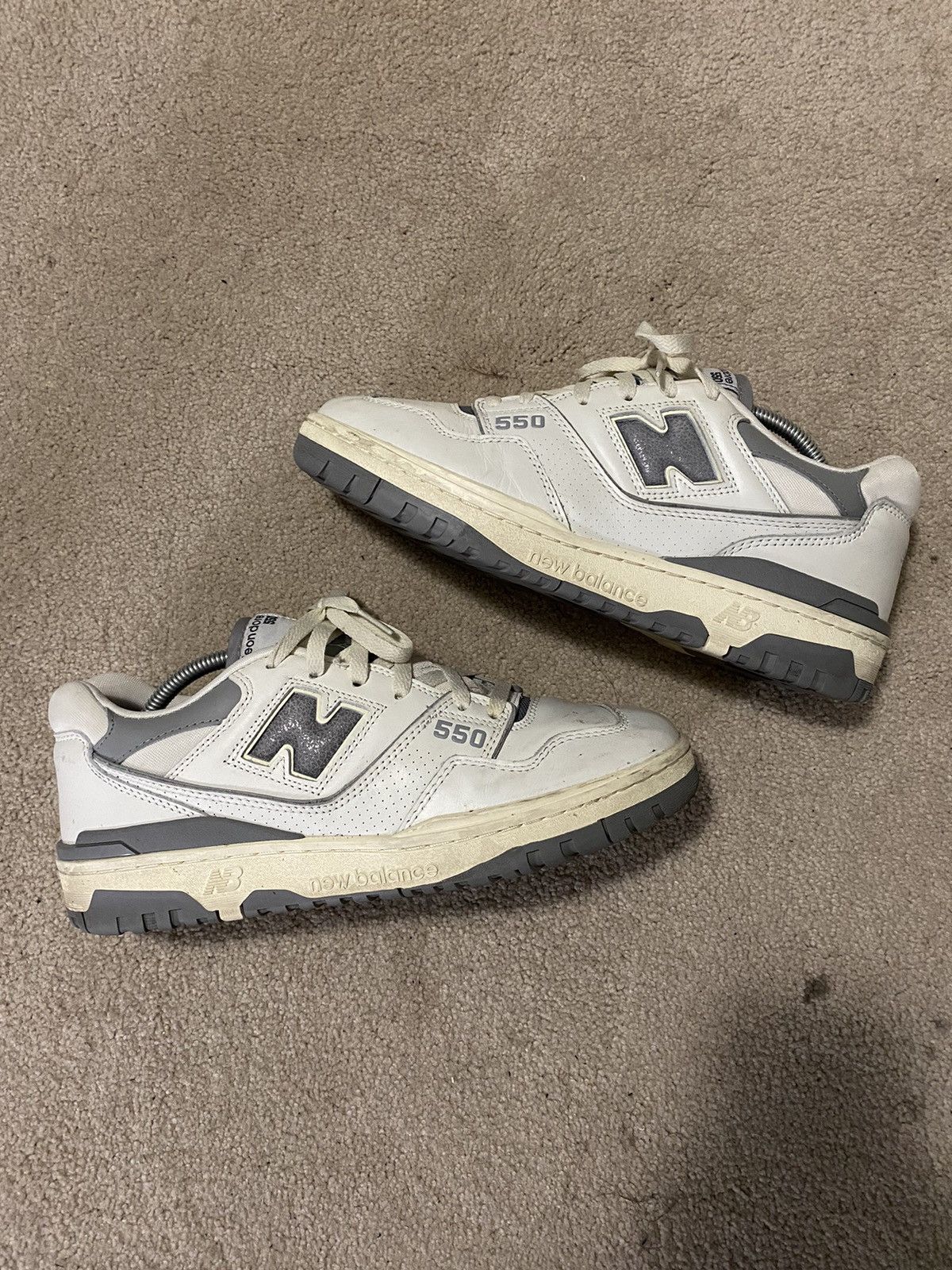 Aime Leon Dore × New Balance New Balance x Aime Leon Dore 550 White Grey Size US 10.5 / EU 43-44 - 2 Thumbnail
