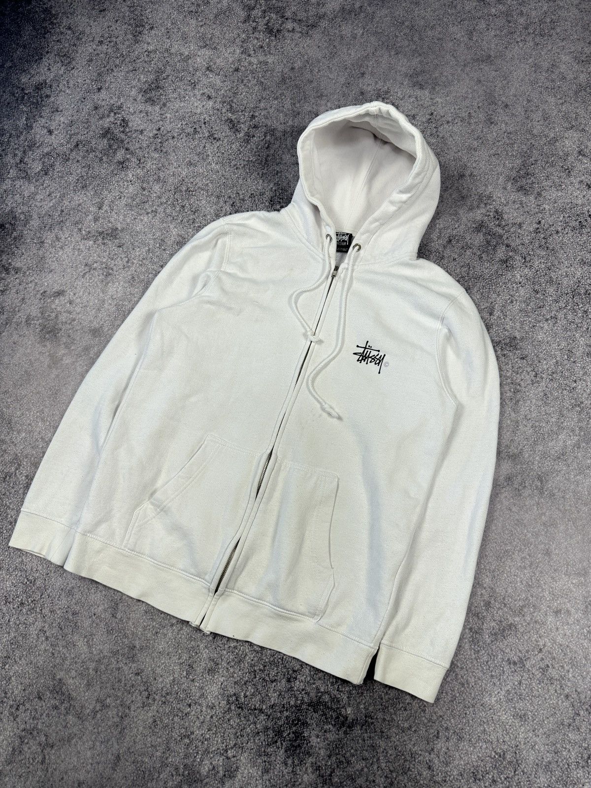 Stussy Vintage Stussy Zip Hoodie Back Logo Streetwear Rare Casual S Size US S / EU 44-46 / 1 - 2 Thumbnail