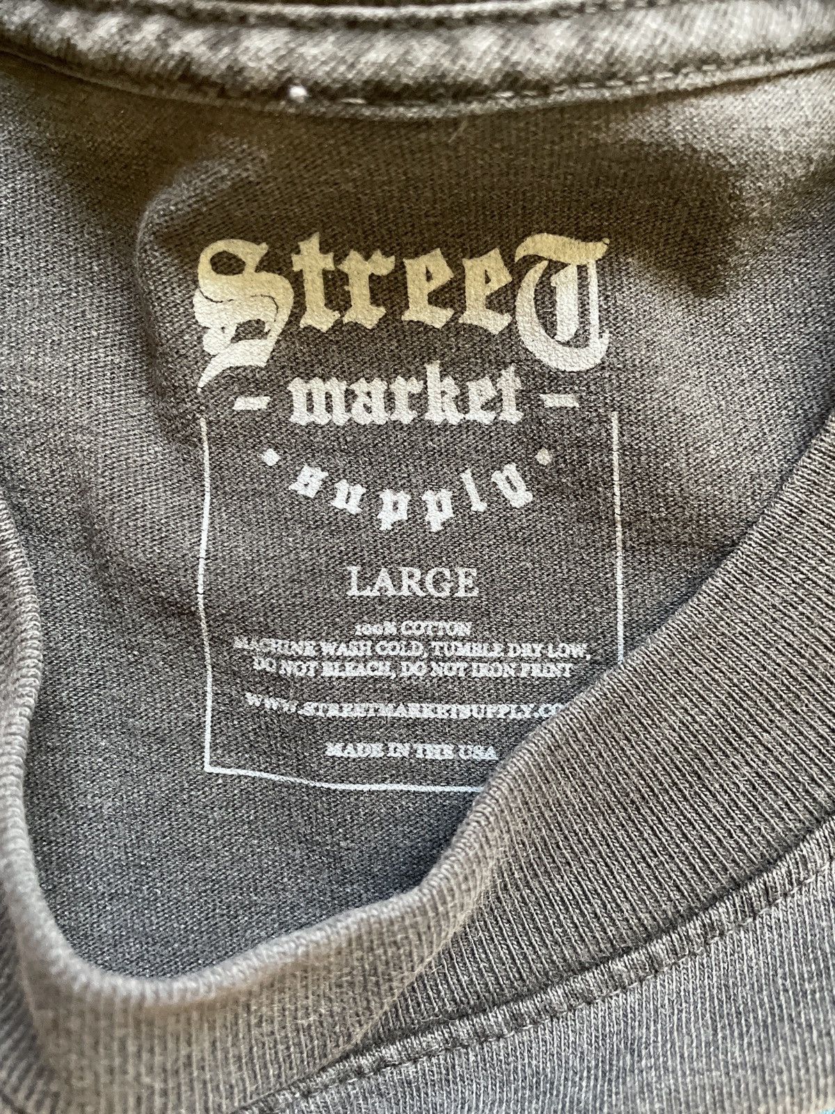 Other Street Market Supply Frank Ocean Vintage Black Tee Size US L / EU 52-54 / 3 - 3 Thumbnail