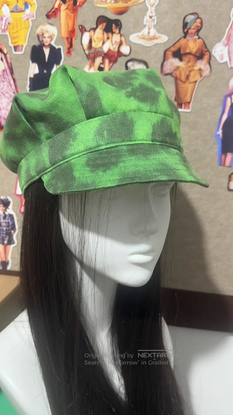 Vivienne Westwood Vivienne Westwood Green leopard print newsboy cap Size ONE SIZE - 8 Thumbnail