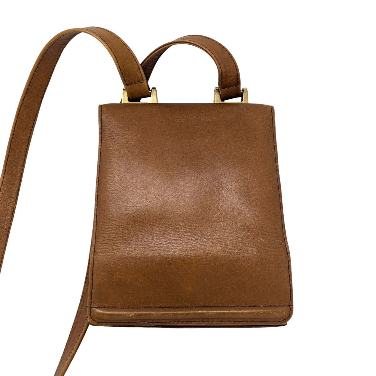 Vintage Genesis By Sabina Handbags Leather Crossbody Bag in Brown, Women's