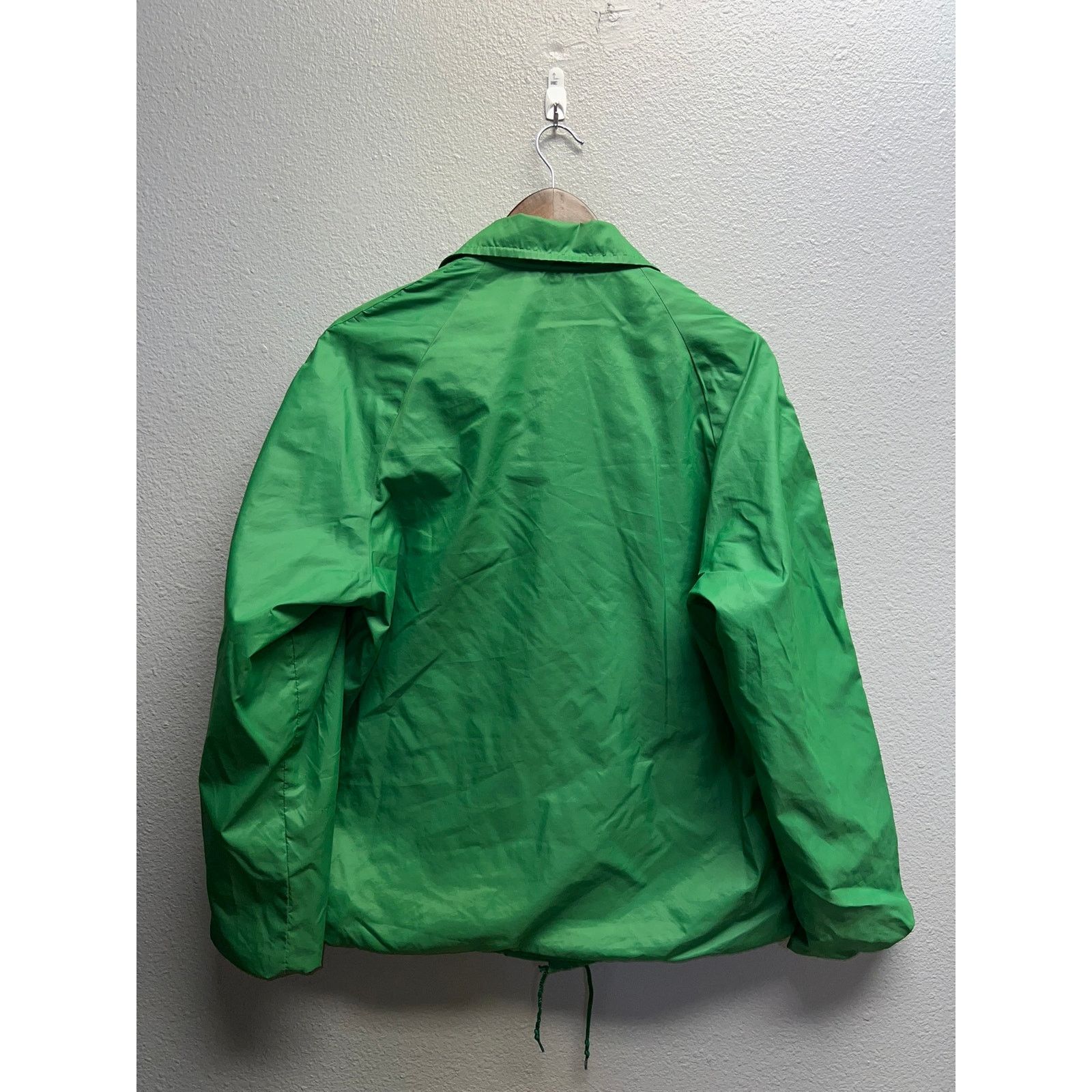 Vintage Vintage Montgomery Ward Jacket Green Blank Button Down Nylon Size US L / EU 52-54 / 3 - 9 Thumbnail