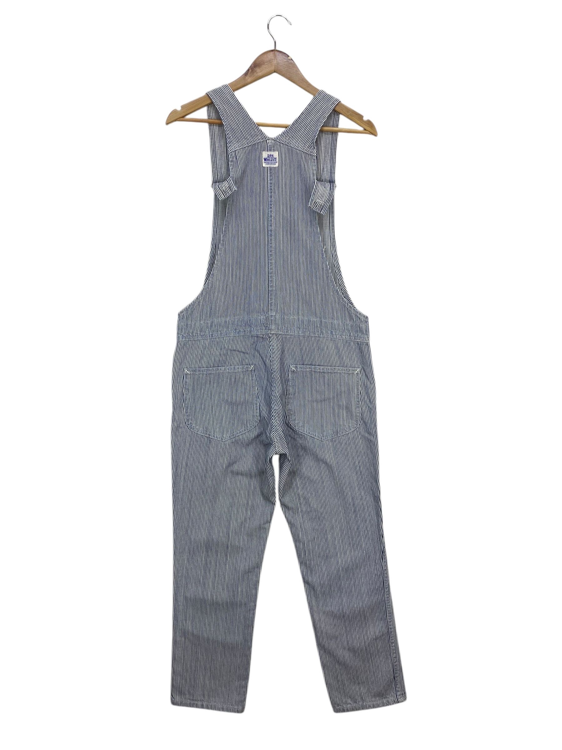 Lee Stripes Denim Bib Overalls Hickory Workwear