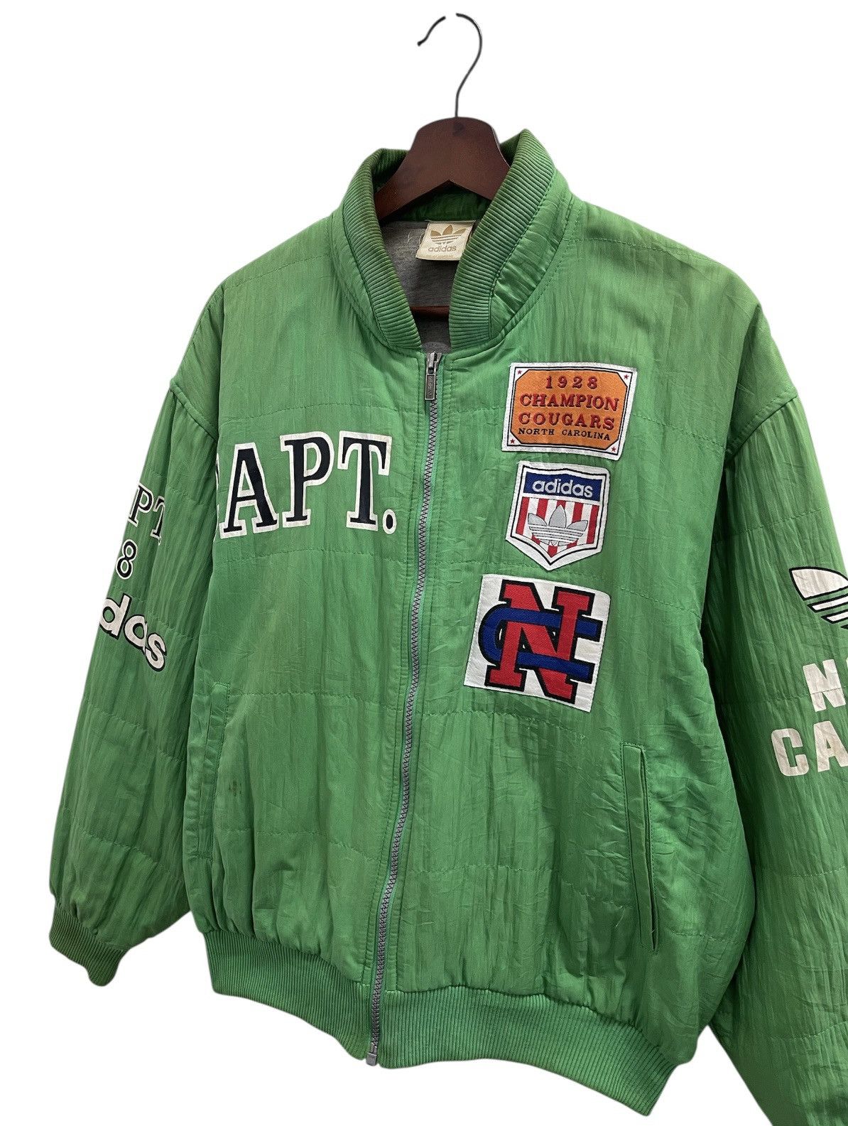 Adidas Vintage Adidas Patches Bomber Jacket Size US M / EU 48-50 / 2 - 11 Thumbnail