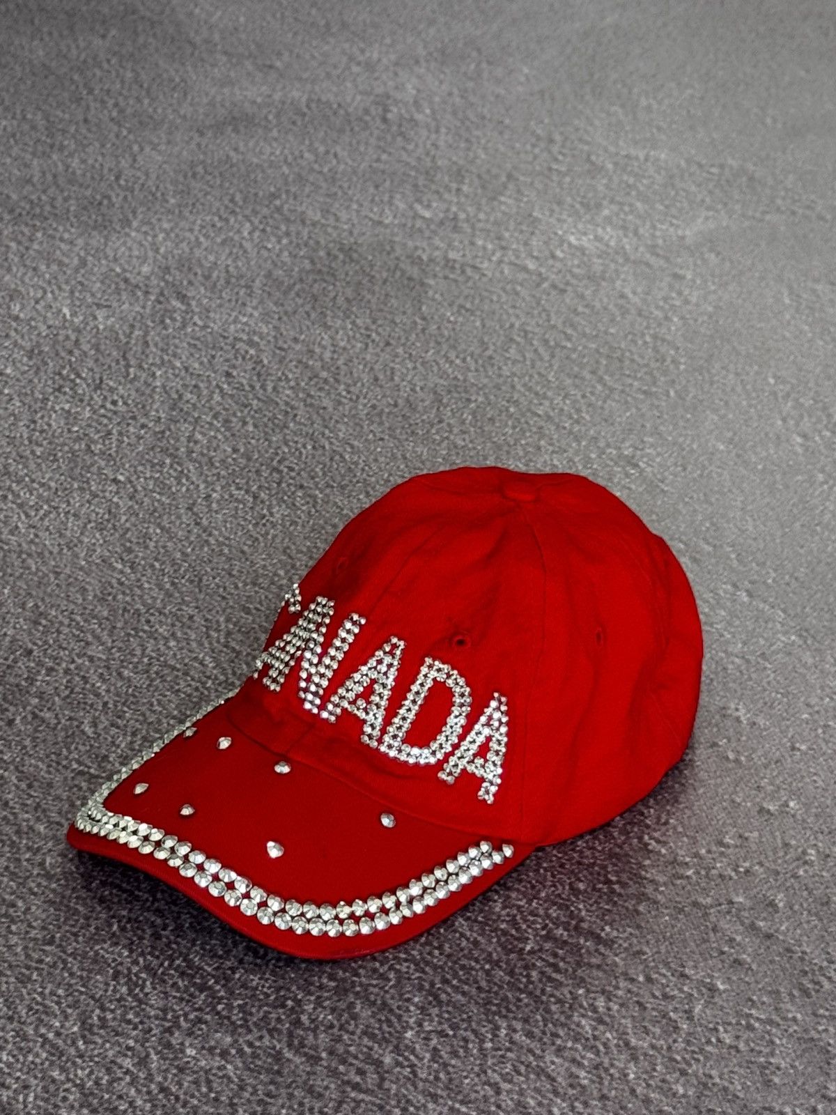 Hysteric Glamour Canada Rhinestone Logo Hysteric Glamour Style Hat Cap Size ONE SIZE - 5 Thumbnail