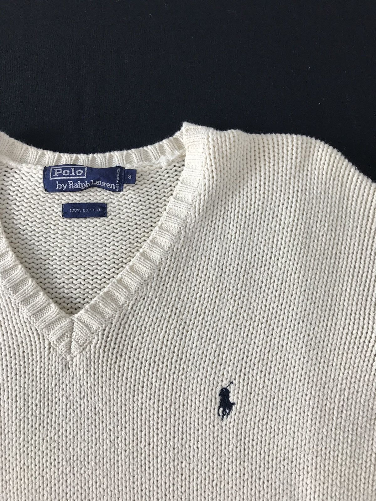 Polo Ralph Lauren Polo by Ralph Lauren V Neck Knit Sweater Embroidery Logo Size M / US 6-8 / IT 42-44 - 4 Thumbnail