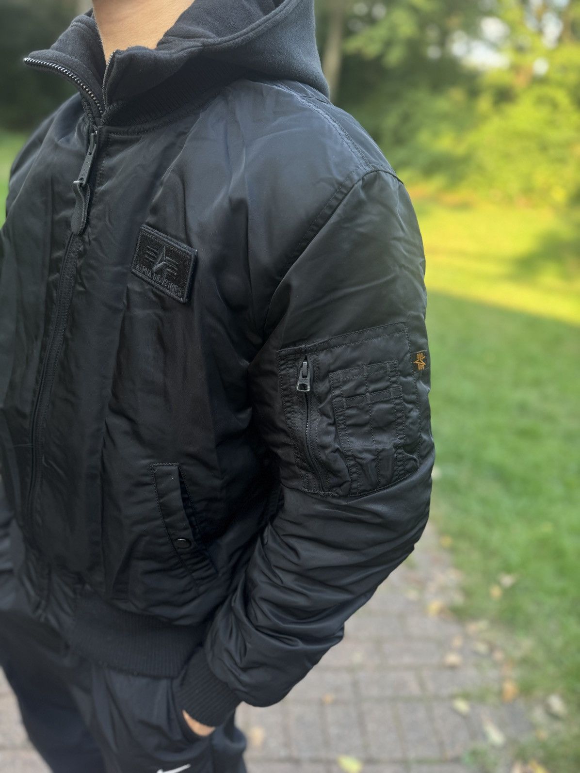 Alpha Industries Alpha Industries Bomber Jacket Y2K Streetwear Size US M / EU 48-50 / 2 - 3 Thumbnail