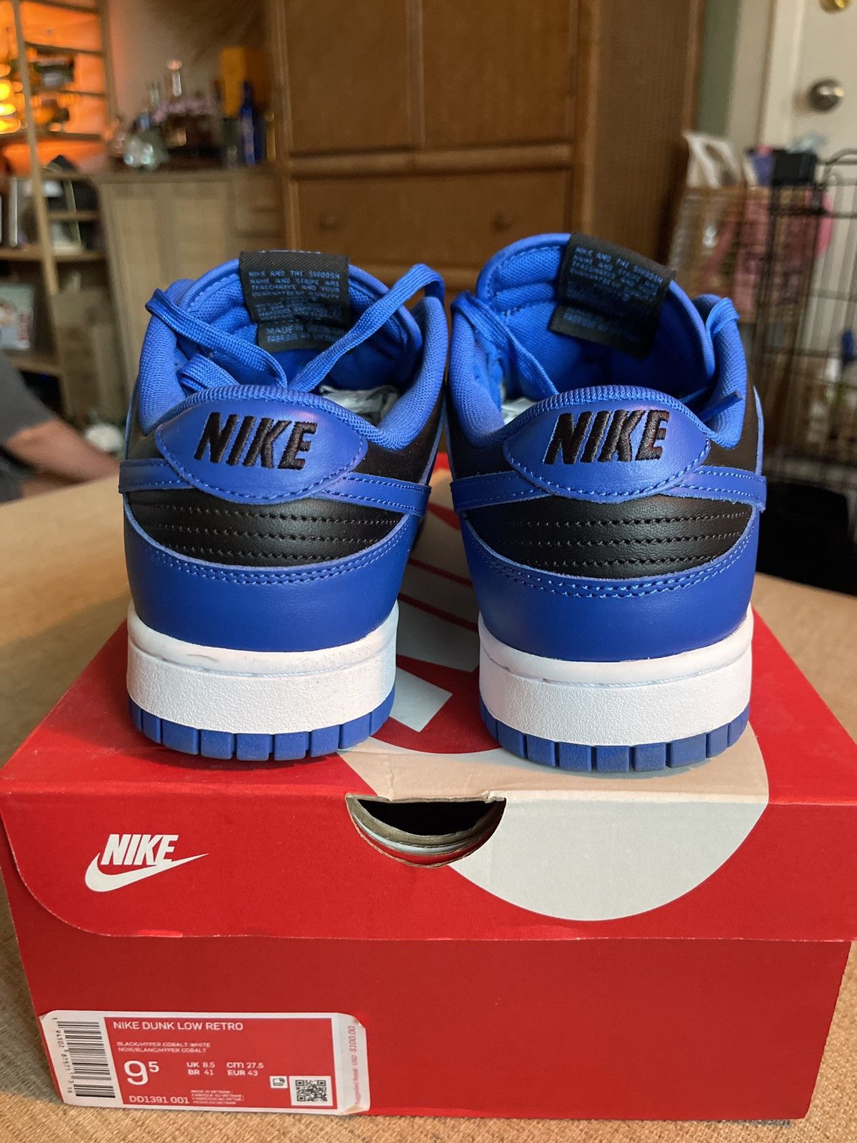 Nike Nike Dunk Low Retro Hyper Cobalt Size US 9.5 / EU 42-43 - 7 Thumbnail