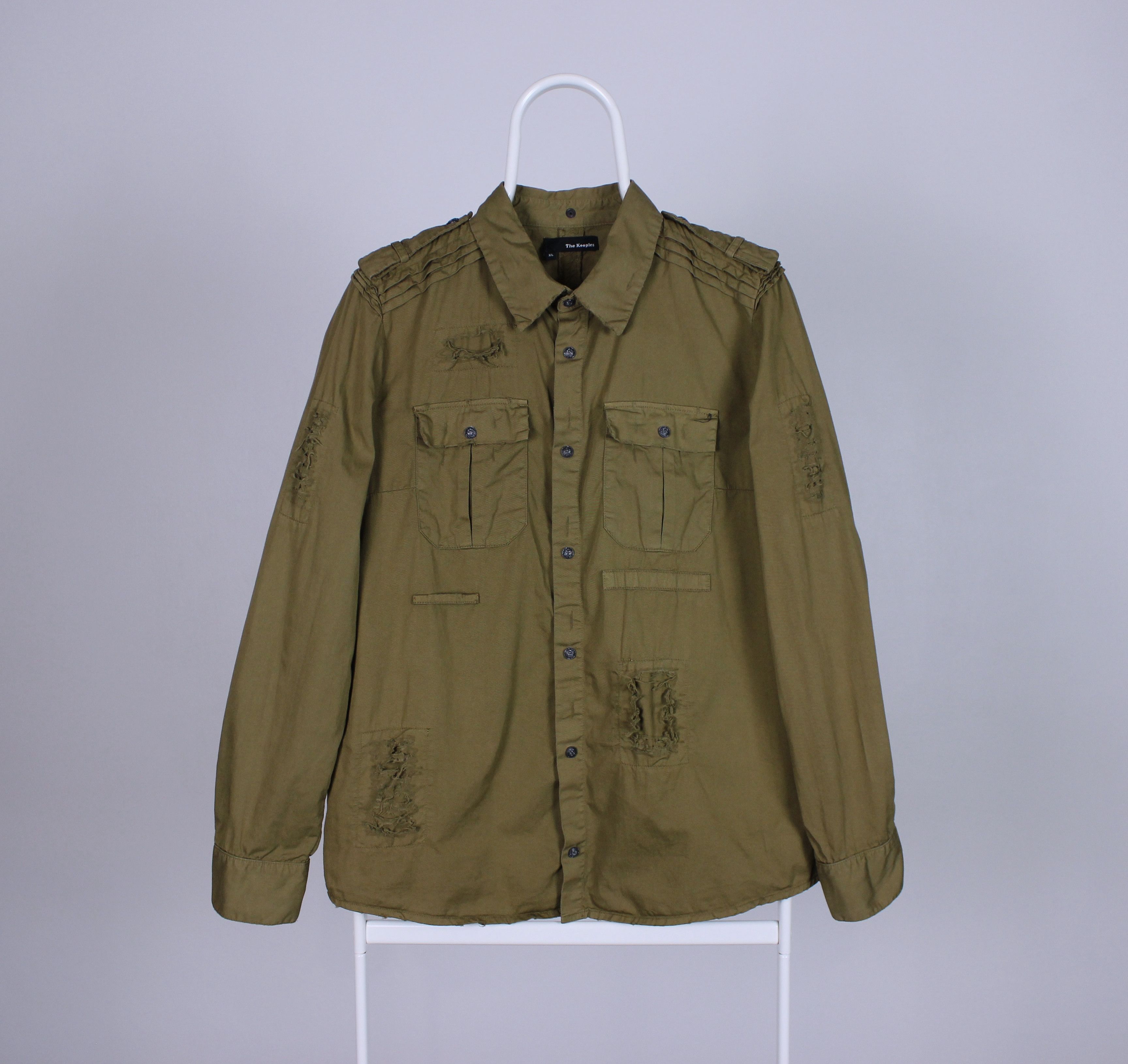 The Kooples The Kooples vintage men jacket military olive green L XL Size US L / EU 52-54 / 3 - 1 Thumbnail