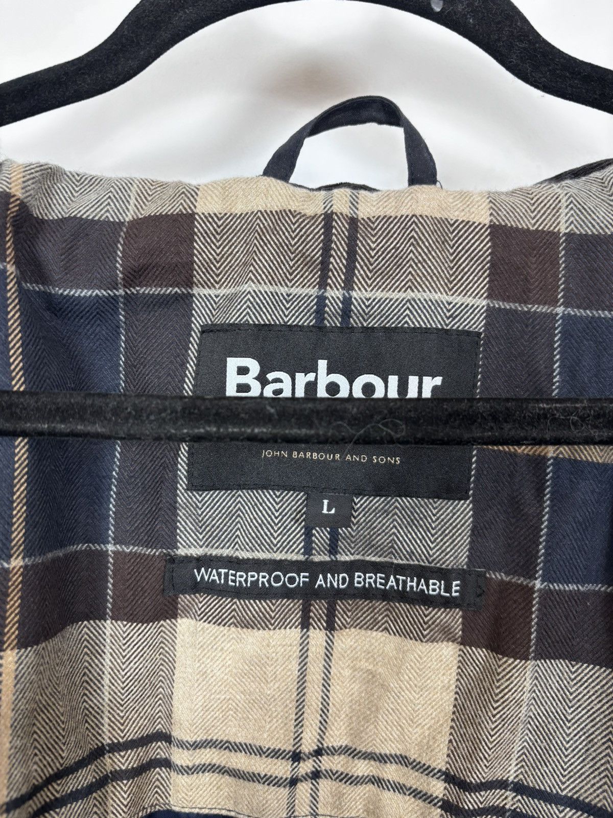 Barbour Barbour Men’s Waterproof Shoveler Quilted Jacket Navy Coat Size US L / EU 52-54 / 3 - 14 Thumbnail