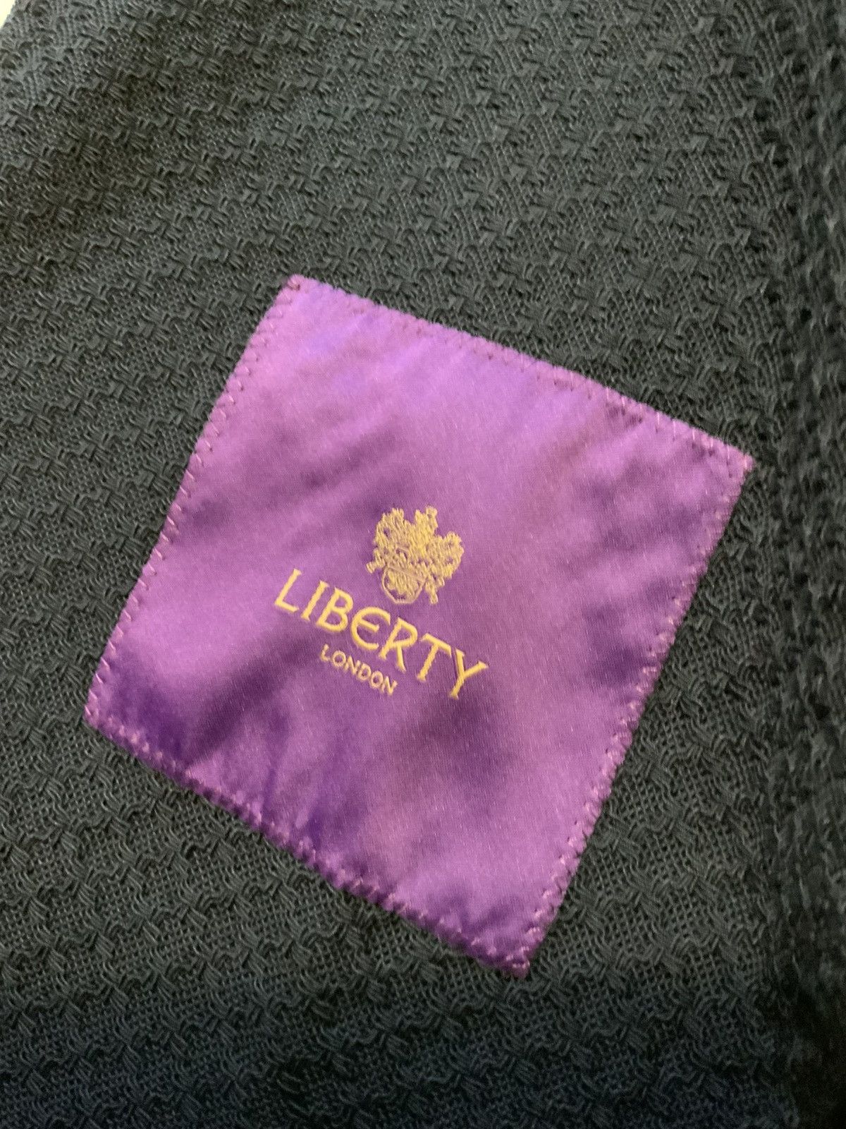 Liberty London Liberty Of London Made Italy Woven Two Button Blazer Jacket Size 48R - 4 Thumbnail