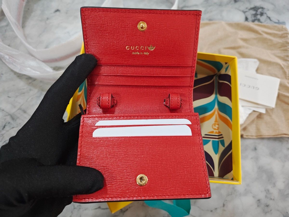 Adidas × Gucci gucci x adidas card case with horsebit Size ONE SIZE - 4 Thumbnail
