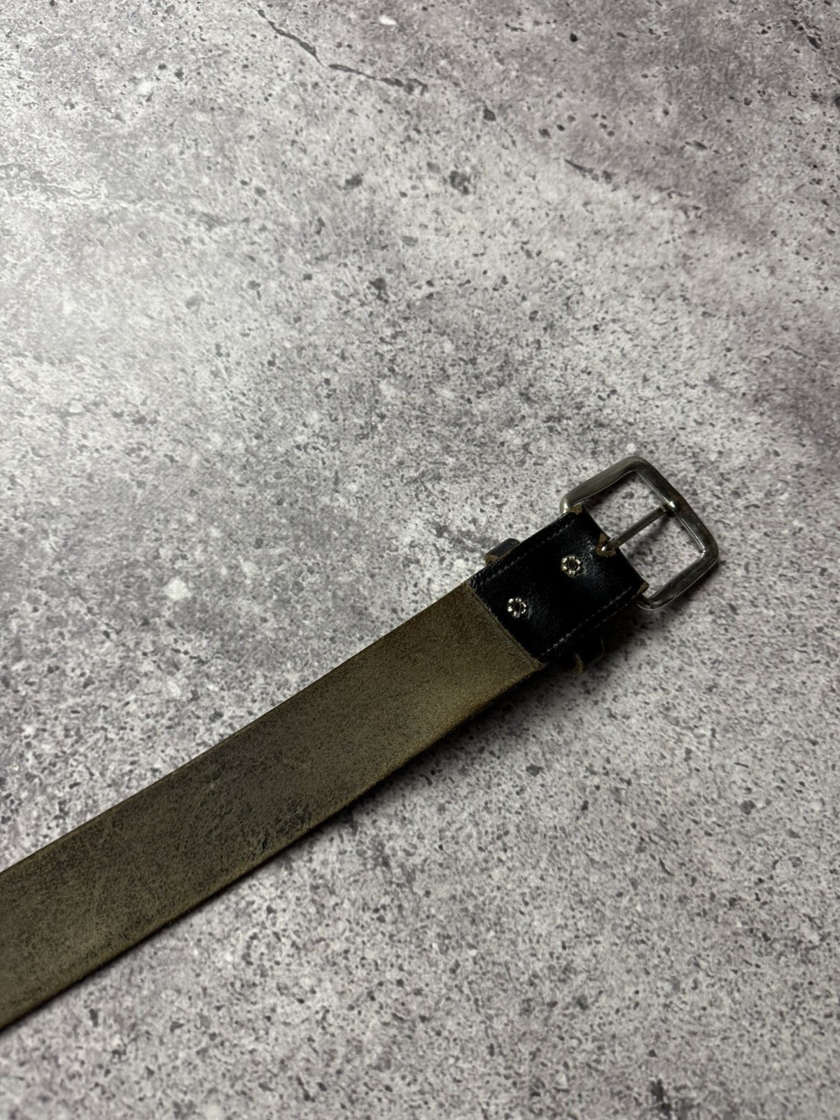 Japanese Brand 00’s NUMBER NINE STYLE WESTERN LEATHER RARE Y2K BELT VINTAGE Size ONE SIZE - 6 Thumbnail