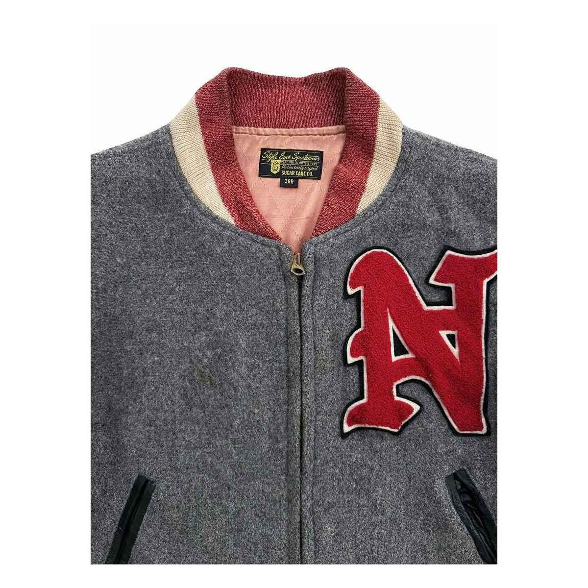 Sugar Cane × Toyo Enterprises Sugar Cane Varsity Jacket Size US M / EU 48-50 / 2 - 3 Thumbnail