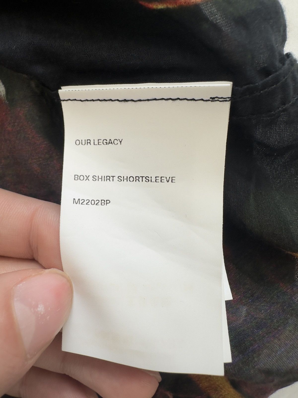 Our Legacy Our Legacy Box Shirt Shortsleeve Peace Crowd Size US M / EU 48-50 / 2 - 4 Thumbnail