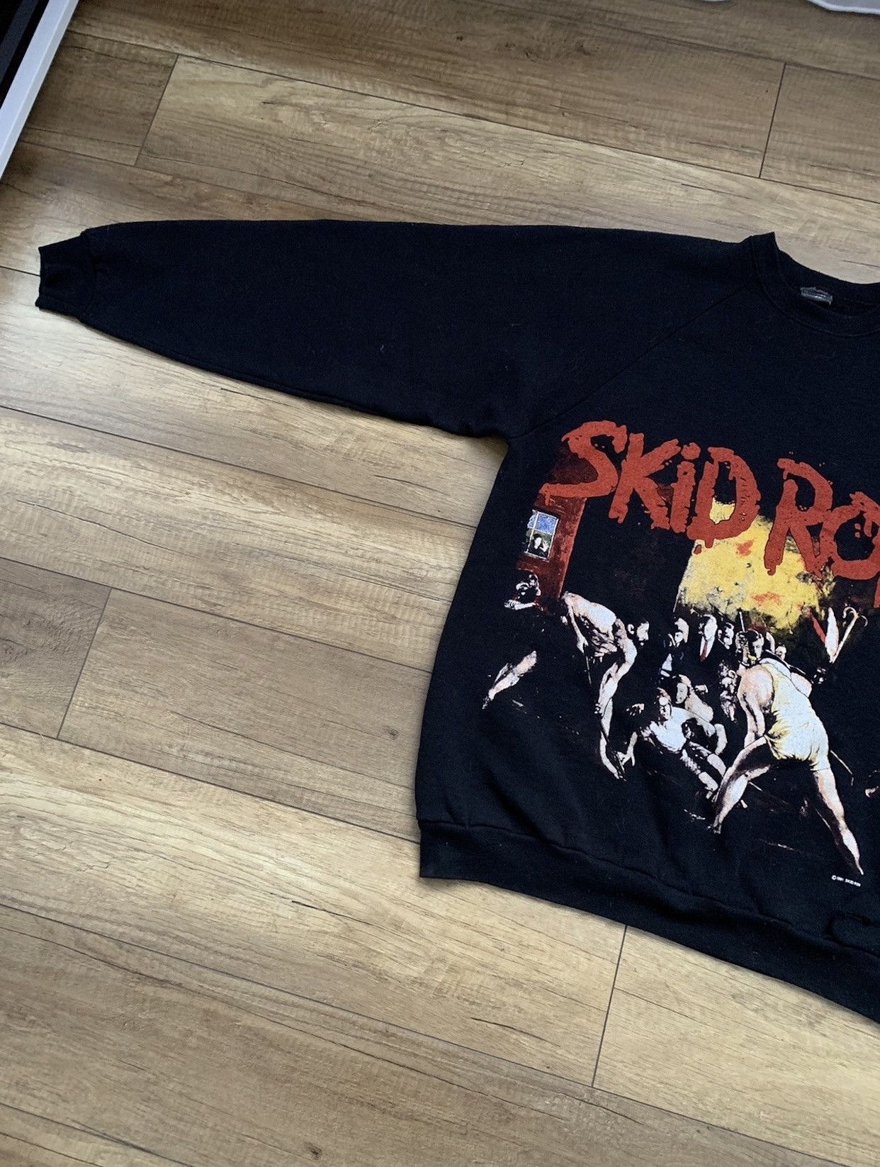 Band Tees 1991 Skid Row Slave To The Grind Jesus Vintage Sweatshirt Size US XL / EU 56 / 4 - 8 Thumbnail