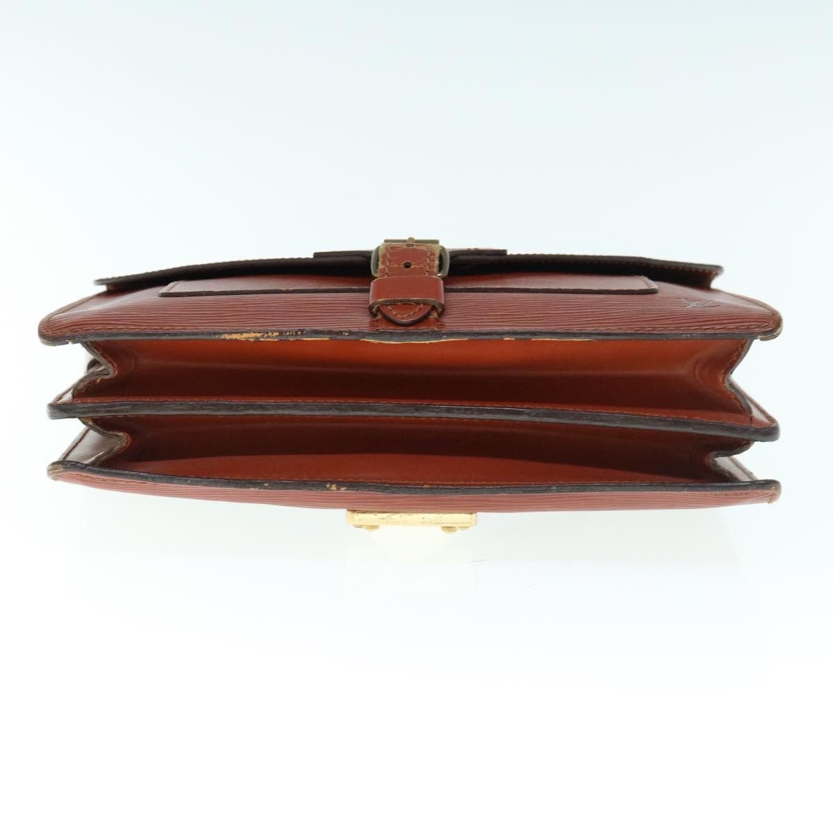 Louis Vuitton LOUIS VUITTON Epi Biface Hand Bag Brown M52323 Size ONE SIZE - 5 Thumbnail
