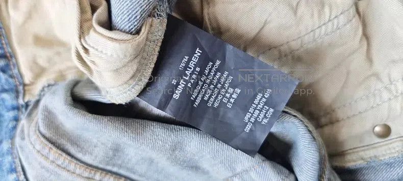 Saint Laurent Paris SAINT LAURENT Distressed Denim Jeans. Size US 34 / EU 50 - 3 Thumbnail