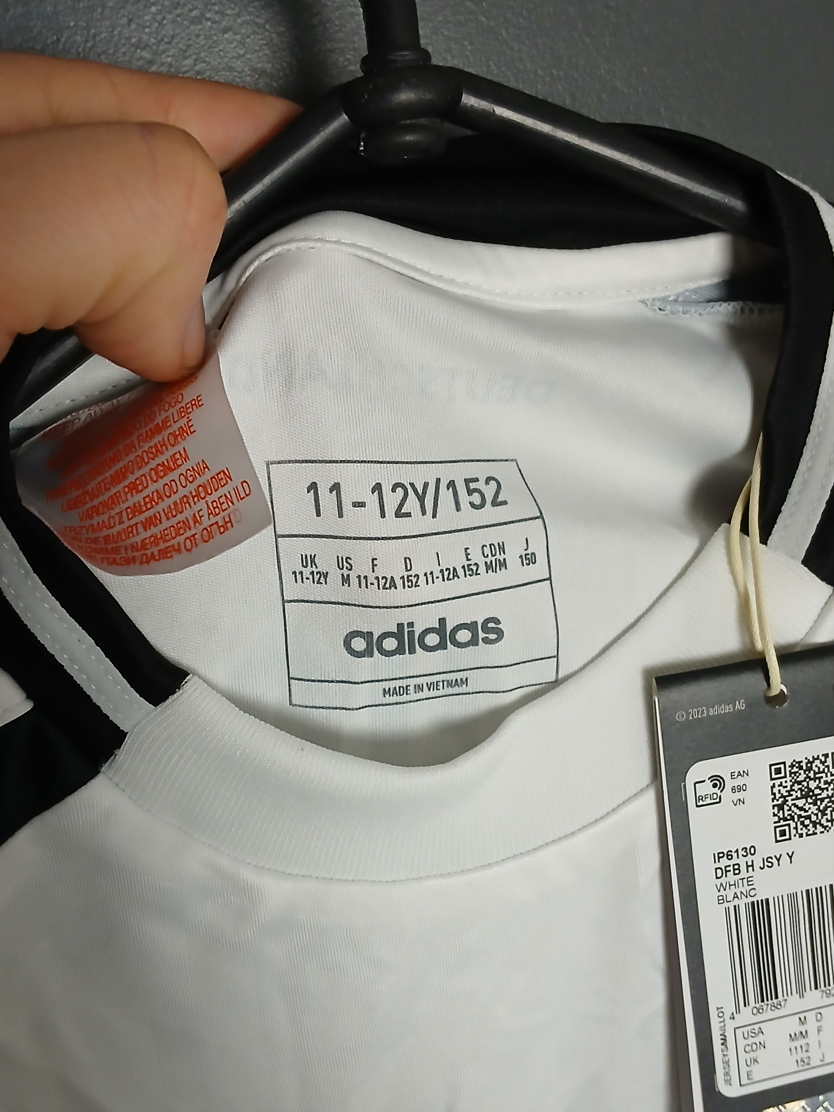 Adidas KIDS Germany National Team 24/25 Home Football Jersey Size US S / EU 44-46 / 1 - 7 Thumbnail