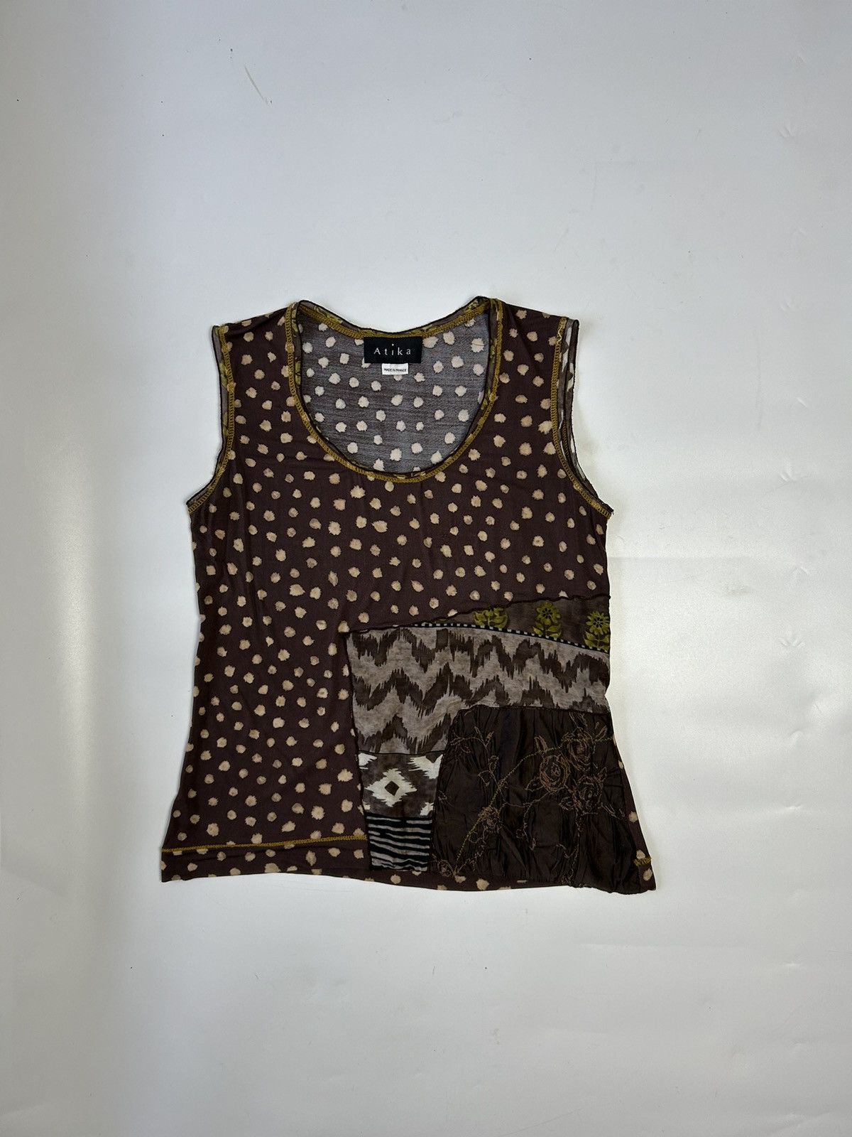 Other ATIKA MADE IN FRANCE PATCHWORK SLEEVELESS Size M / US 6-8 / IT 42-44 - 1 Thumbnail