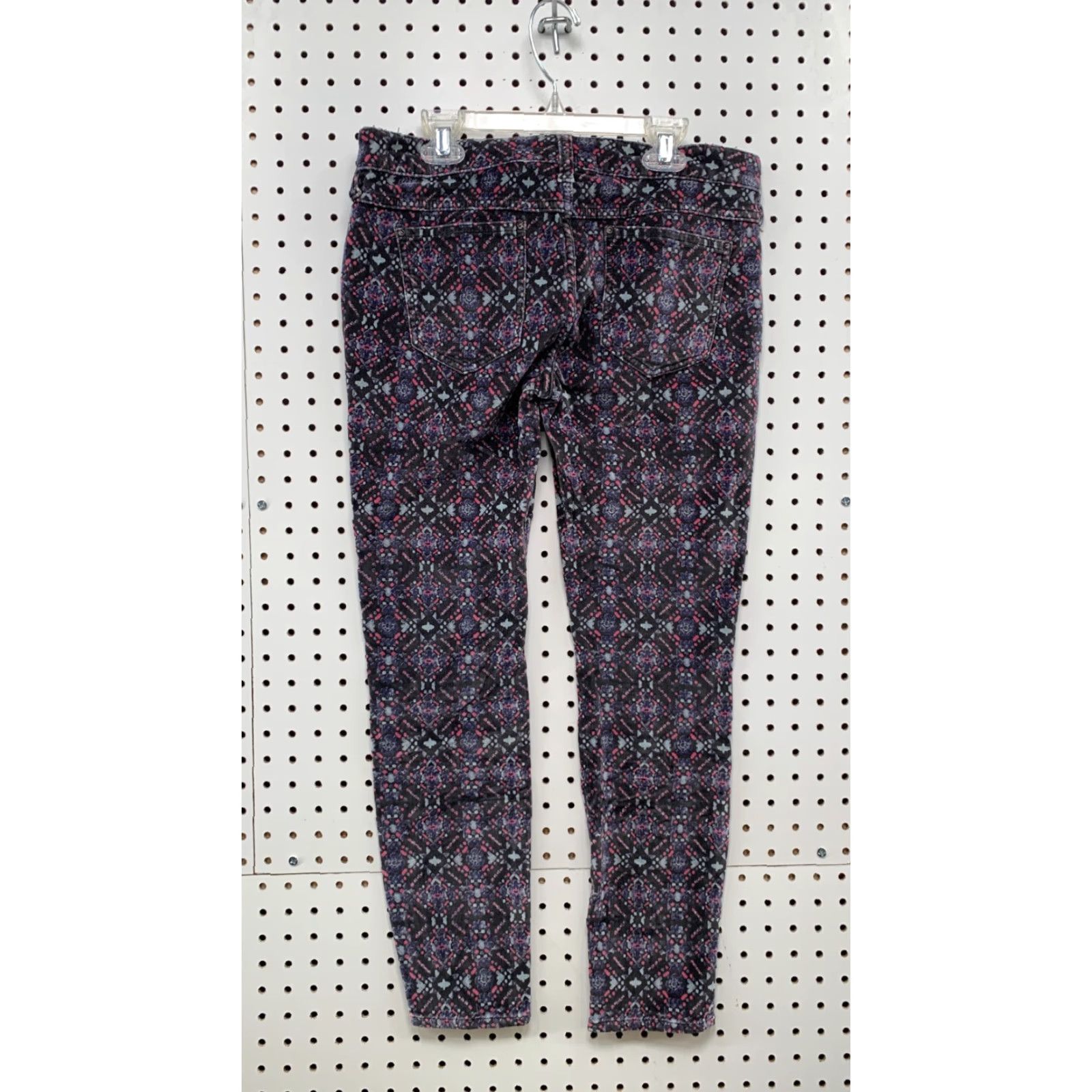 Free People Free People Velvet Velour Skinny Pants Womens 27 Regular 31x26 Multicolor Polka Dot Adult Womens Pants 90s Theme Size 27" / US 4 / IT 40 - 7 Thumbnail