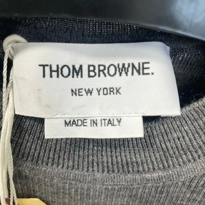 Thom Browne Thom Browne Gray Wool Sweater for Women . Size S / US 4 / IT 40 - 5 Thumbnail