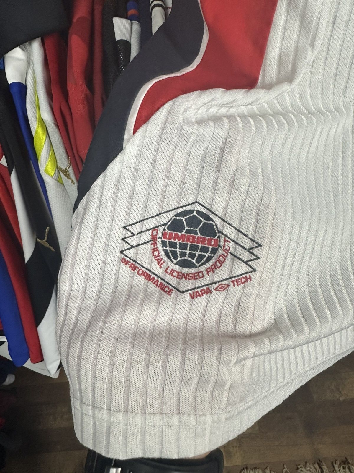 Umbro Umbro England 1998/1999 World Cup Football Jersey Shirt Size Size US M / EU 48-50 / 2 - 2 Thumbnail