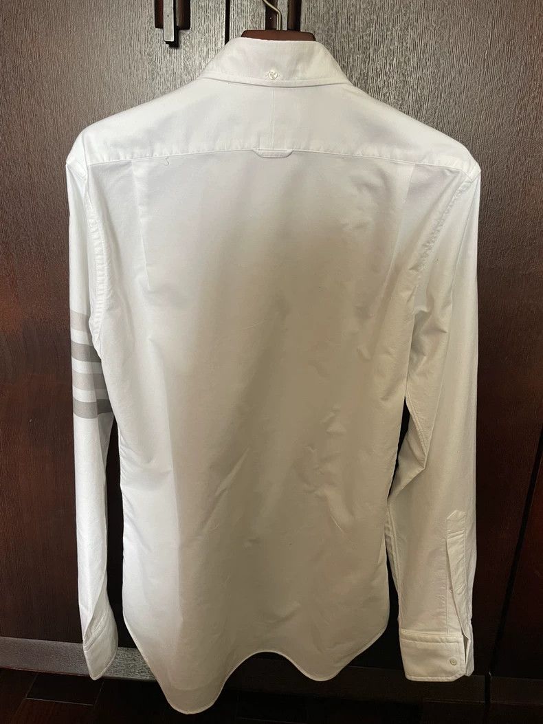 Thom Browne Thom Browne A long sleeve four-barrel shirt Size US M / EU 48-50 / 2 - 2 Thumbnail