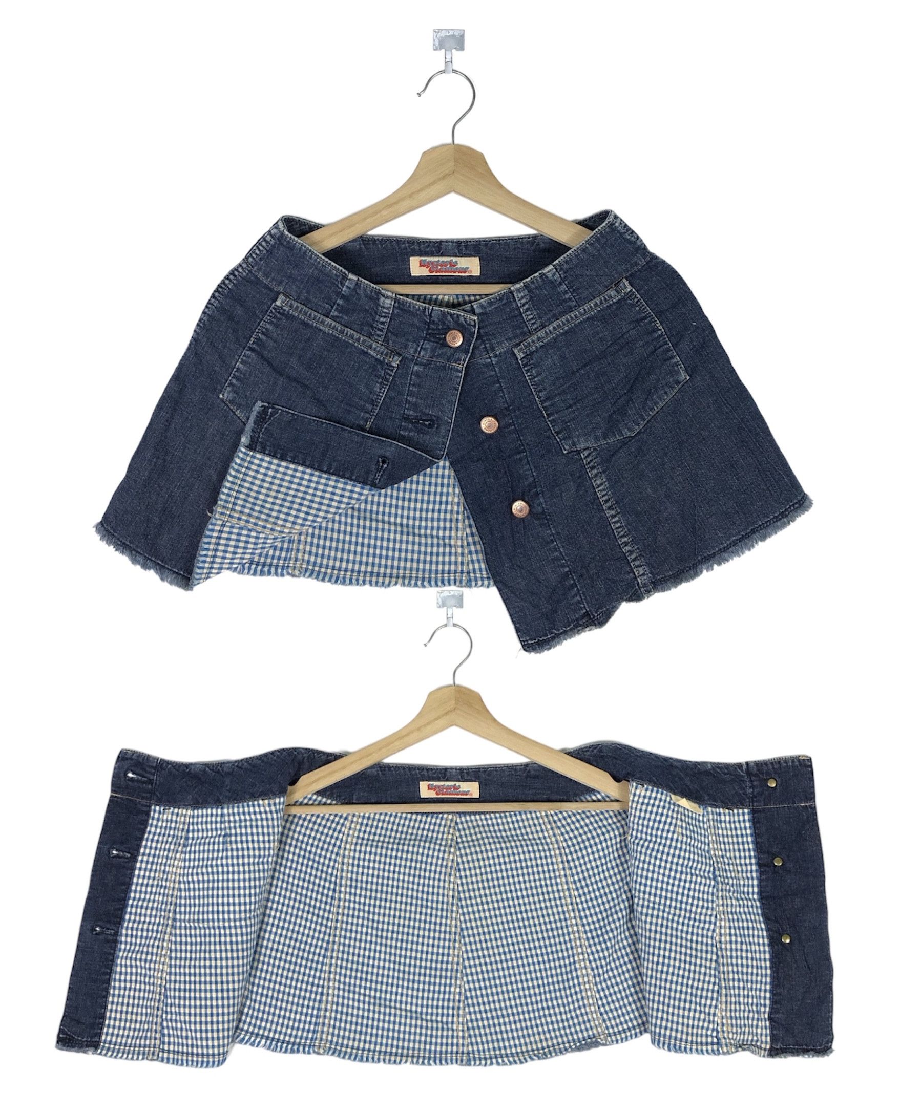 Hysteric Glamour RARE🔥VINTAGE 90’S HYSTERIC DENIM WRAP BUTTONED MINI SKIRT Size 27" / US 4 / IT 40 - 1 Thumbnail