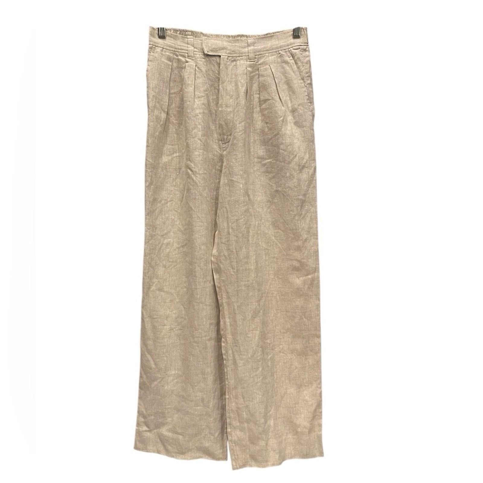 Other Posse Women's Tan linen Pant Size:S Size 28" / US 6 / IT 42 - 1 Thumbnail