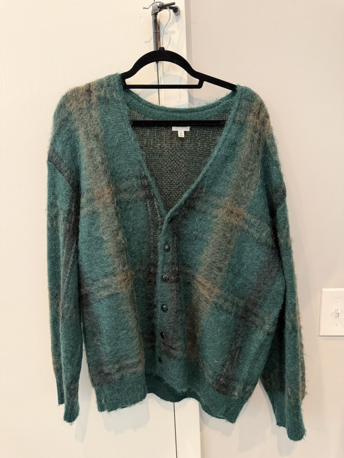 RE/DONE Plaid cardigan Size US XL / EU 56 / 4 - 1 Thumbnail