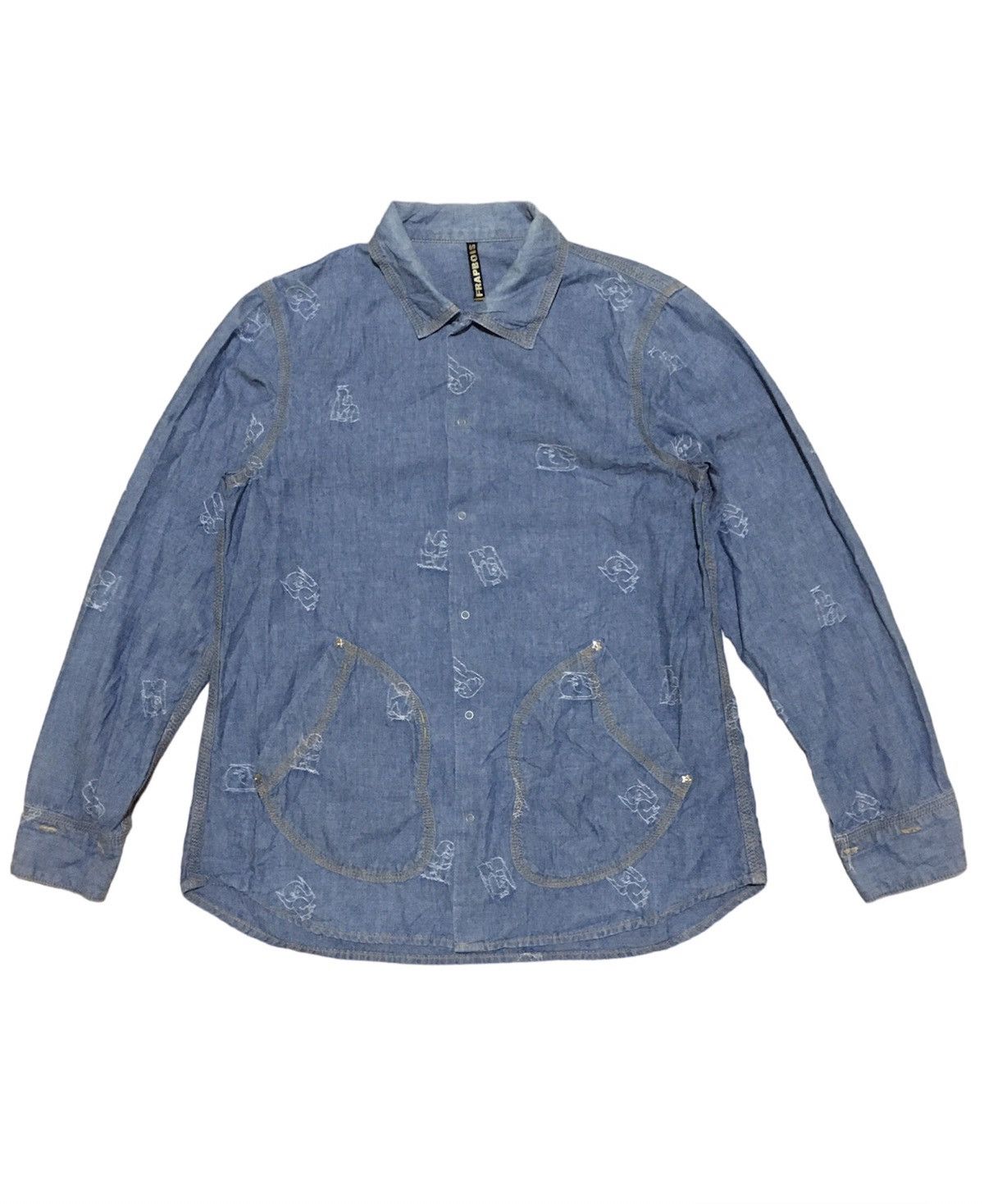 Frapbois Issey miyake frapbois double pocket shirt Size US M / EU 48-50 / 2 - 1 Thumbnail