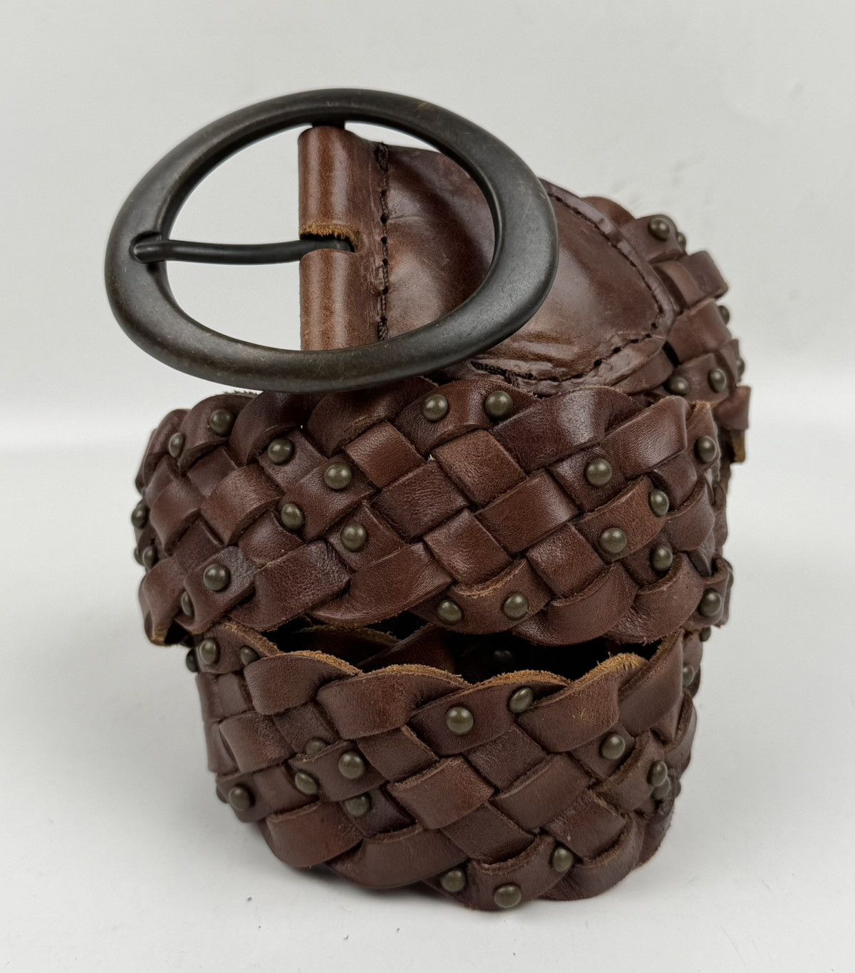 Seditionaries rare design studded leather belt tc53 Size 36 - 1 Thumbnail