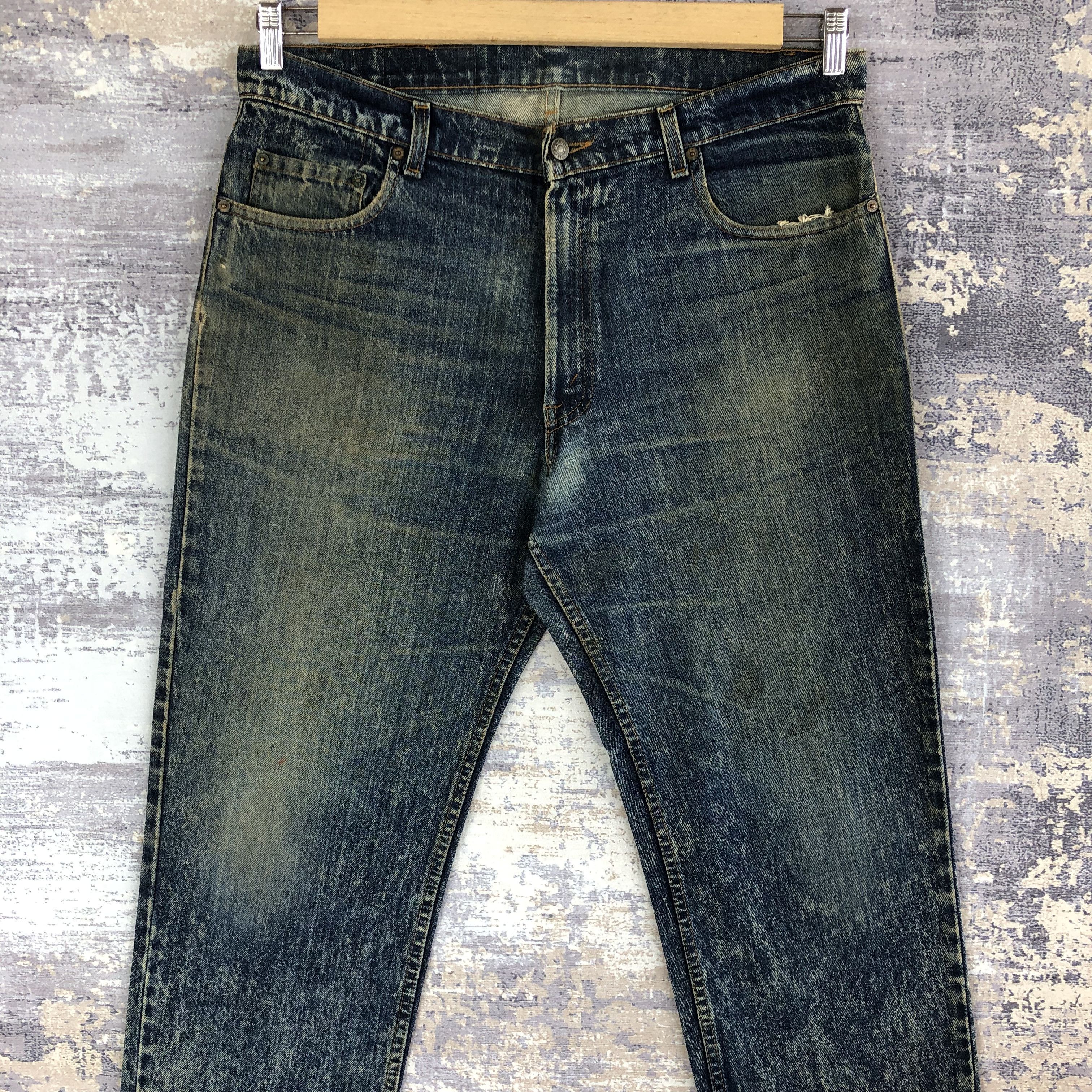 Levi's Vintage Levis Acid Wash Jeans Levi's 506 Faded Denim Size US 38 / EU 54 - 3 Thumbnail