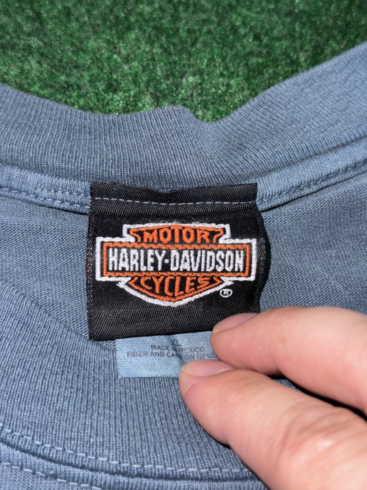 Harley Davidson × Vintage Vtg 90s Harley Davidson 1999 San Antonio Texas Biker T Shirt Size US XL / EU 56 / 4 - 4 Thumbnail