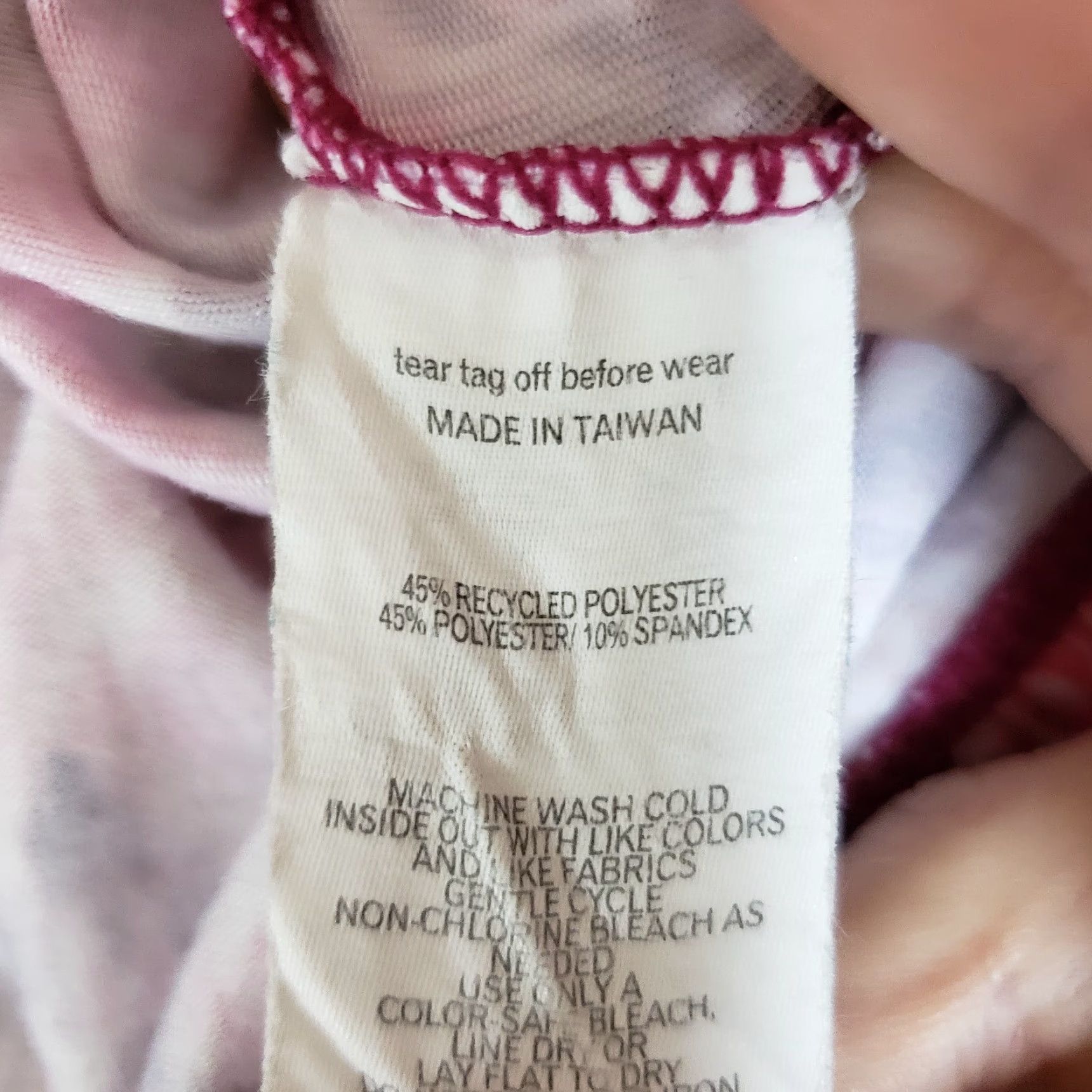 Prana Prana Dress Womens Small Pink Purple Chevron Short Length Size 28" / US 6 / IT 42 - 5 Thumbnail