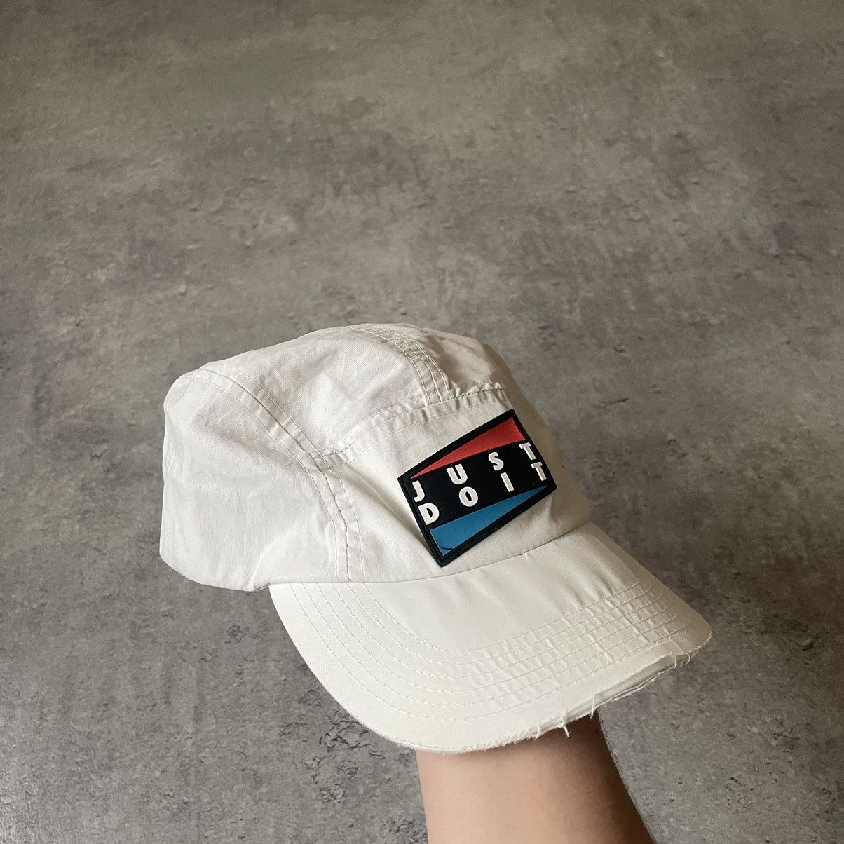 Nike × Vintage Vintage 90s Nike Just Do It 5 Panel Cap Size ONE SIZE - 3 Thumbnail