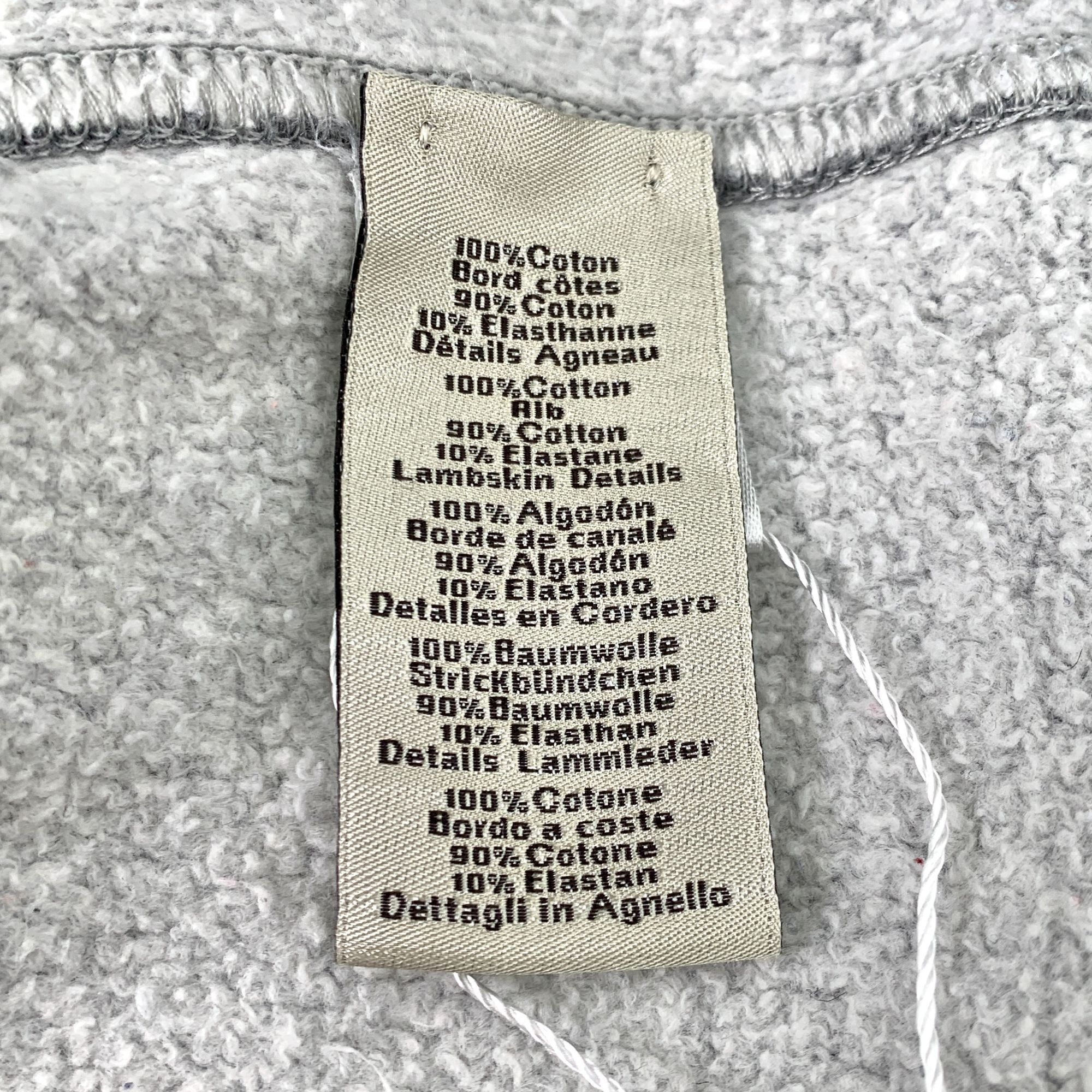 Hermes Hermes Gray Cotton Sweatshirt Horse Embroidery Medium Unisex Size XXL / US 16-18 / IT 52-54 - 6 Thumbnail