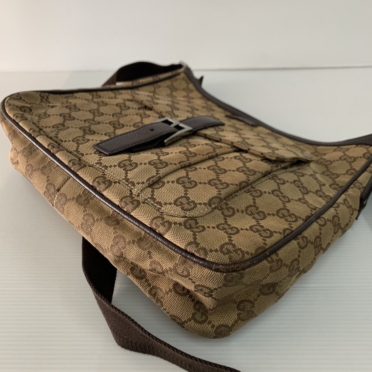 Gucci Gucci Canvas Monogram Slingbag Size ONE SIZE - 6 Thumbnail