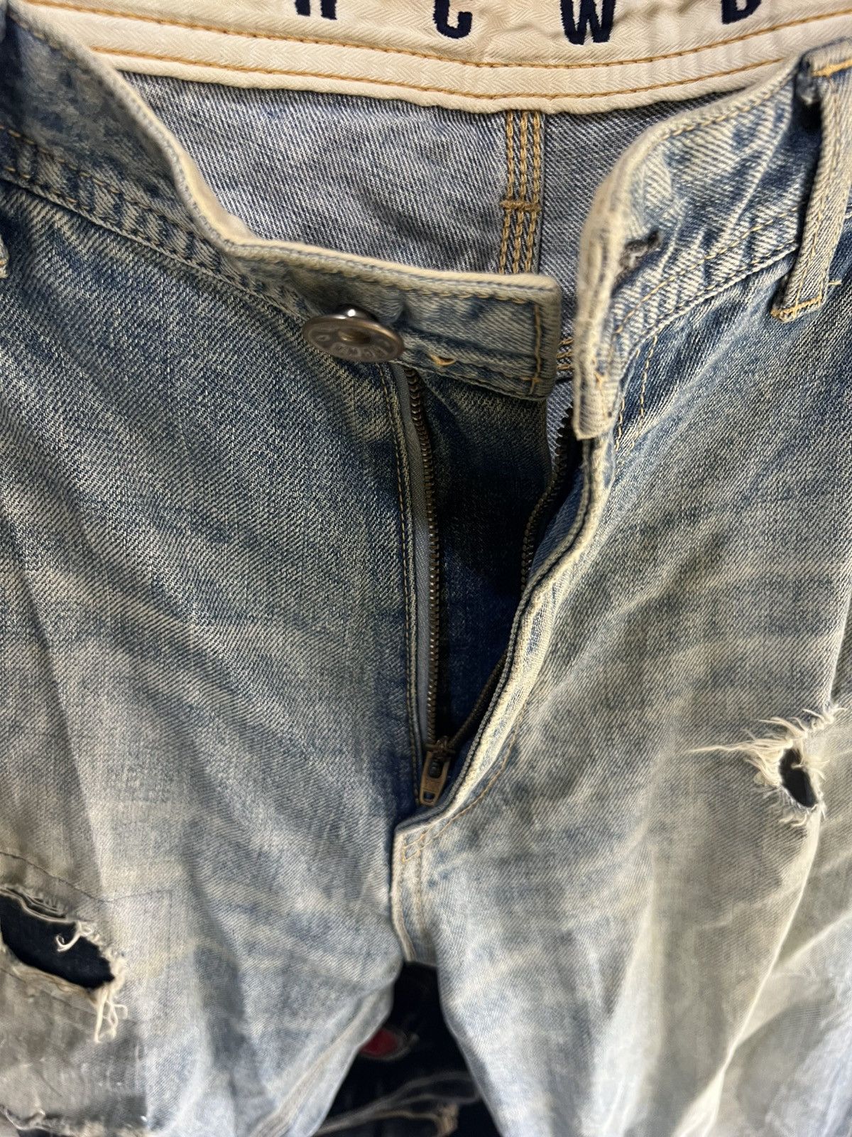 Japanese Brand 🔥Rare RCWB & Co Distressed Denim Size US 32 / EU 48 - 11 Thumbnail