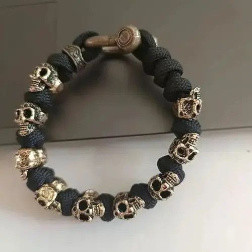 Other Stylish Skull Premium Paracord Bracelet Size ONE SIZE - 3 Thumbnail