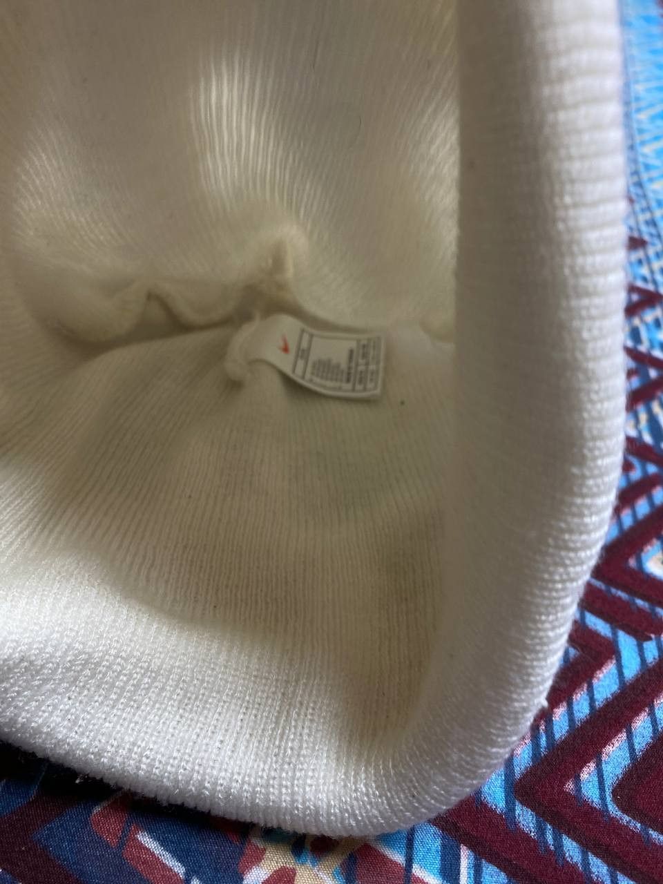 Nike Hats Vintage white Nike big logo Y2K streetwear Size ONE SIZE - 6 Thumbnail