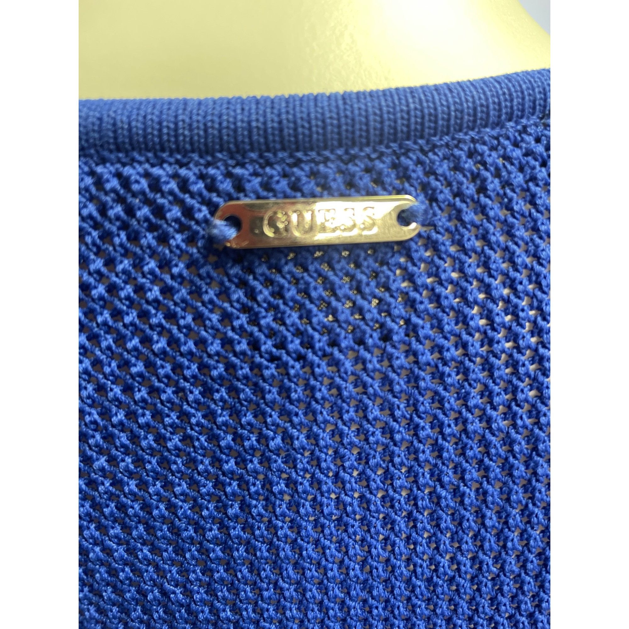 Guess Guess Women's Blue Sleeveless Maxi Dress Stretch Size M SKU Size M / US 6-8 / IT 42-44 - 4 Thumbnail
