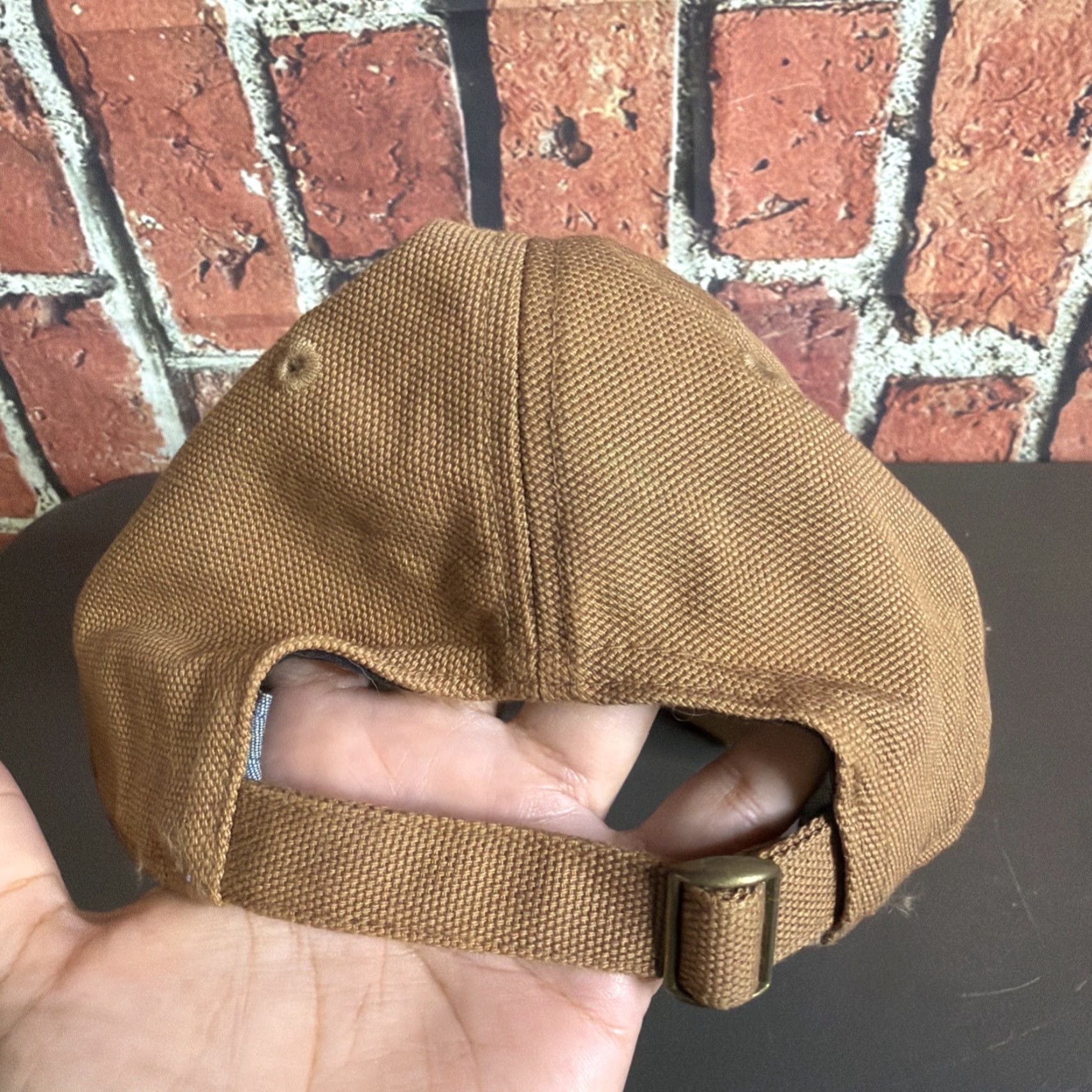 Vintage Duluth Heavyweight Canvas Cap Hat M/L Tan Brown Winter Cap Outdoor Fur Lined Fleece Lined Men Mens Size ONE SIZE - 4 Thumbnail