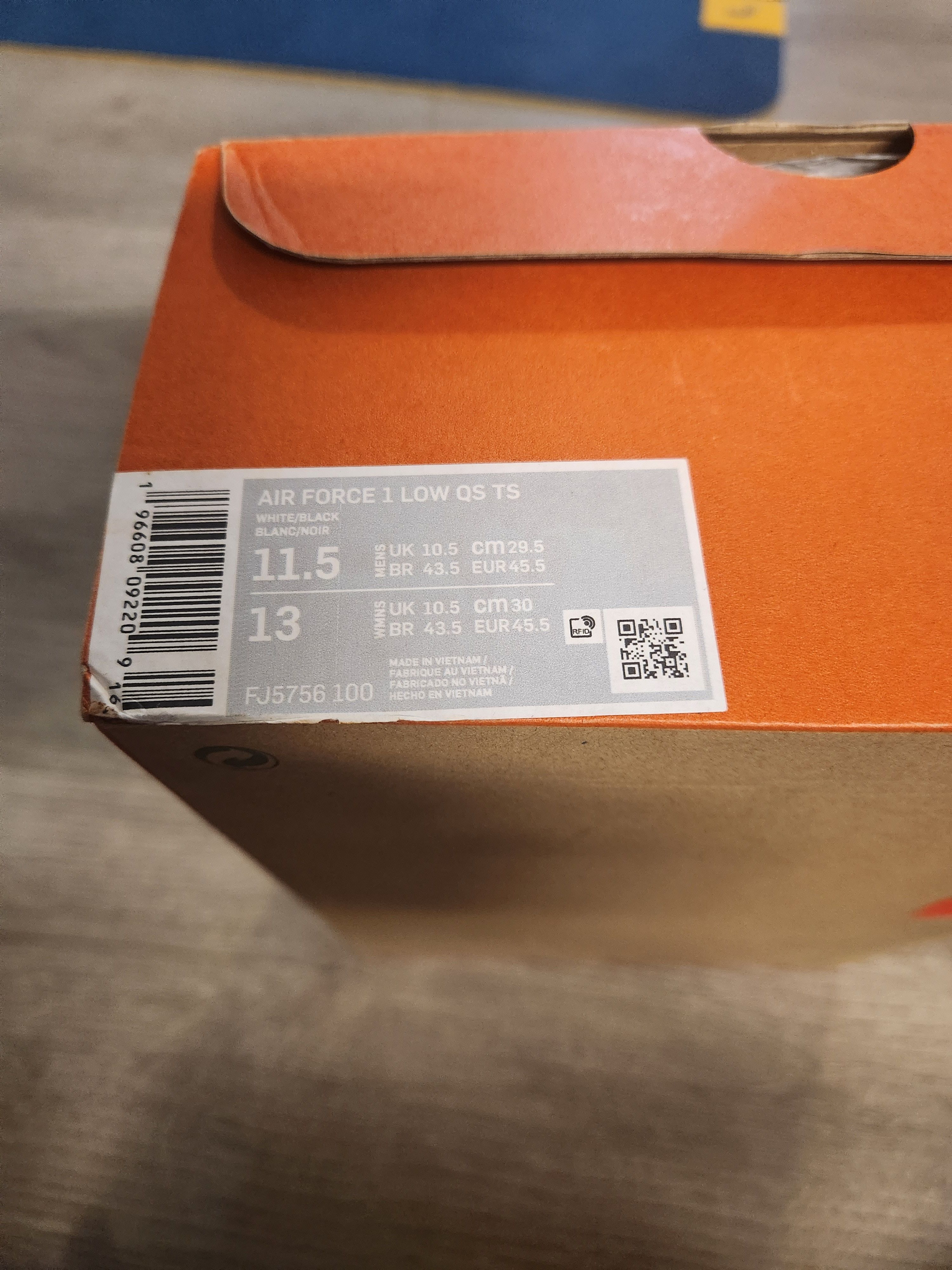 Nike Nike air force 1 Low QS Terror Squad Size US 11.5 / EU 44-45 - 9 Thumbnail