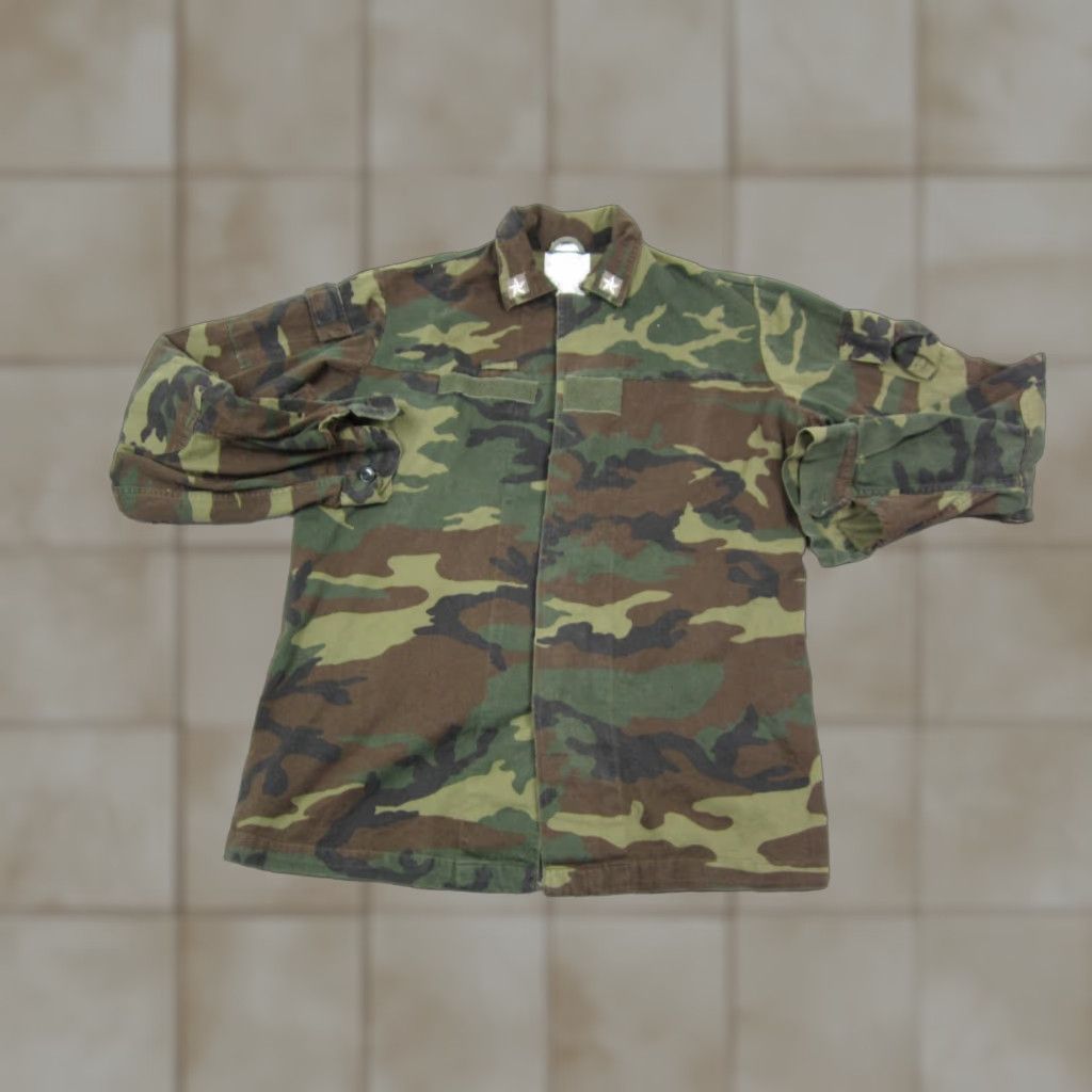 Vintage VINTAGE Italian Army Jacket Mens L Green Camo Military Field NATO 90s Military Jacket Mens L Green Camouflage Italy USA 80s 90s Size US L / EU 52-54 / 3 - 1 Thumbnail